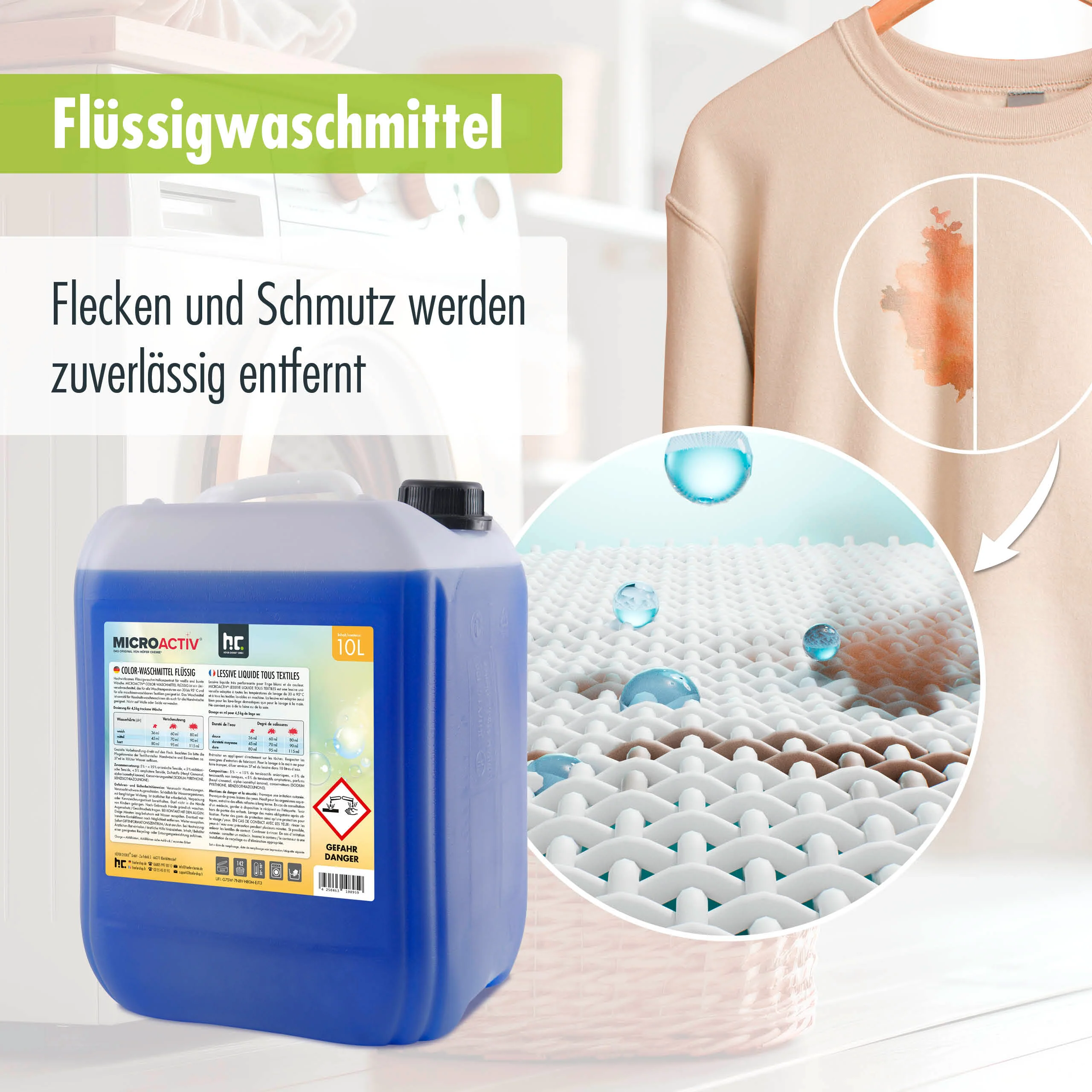 10 L Microactiv® Color Waschmittel flüssig - Image 8