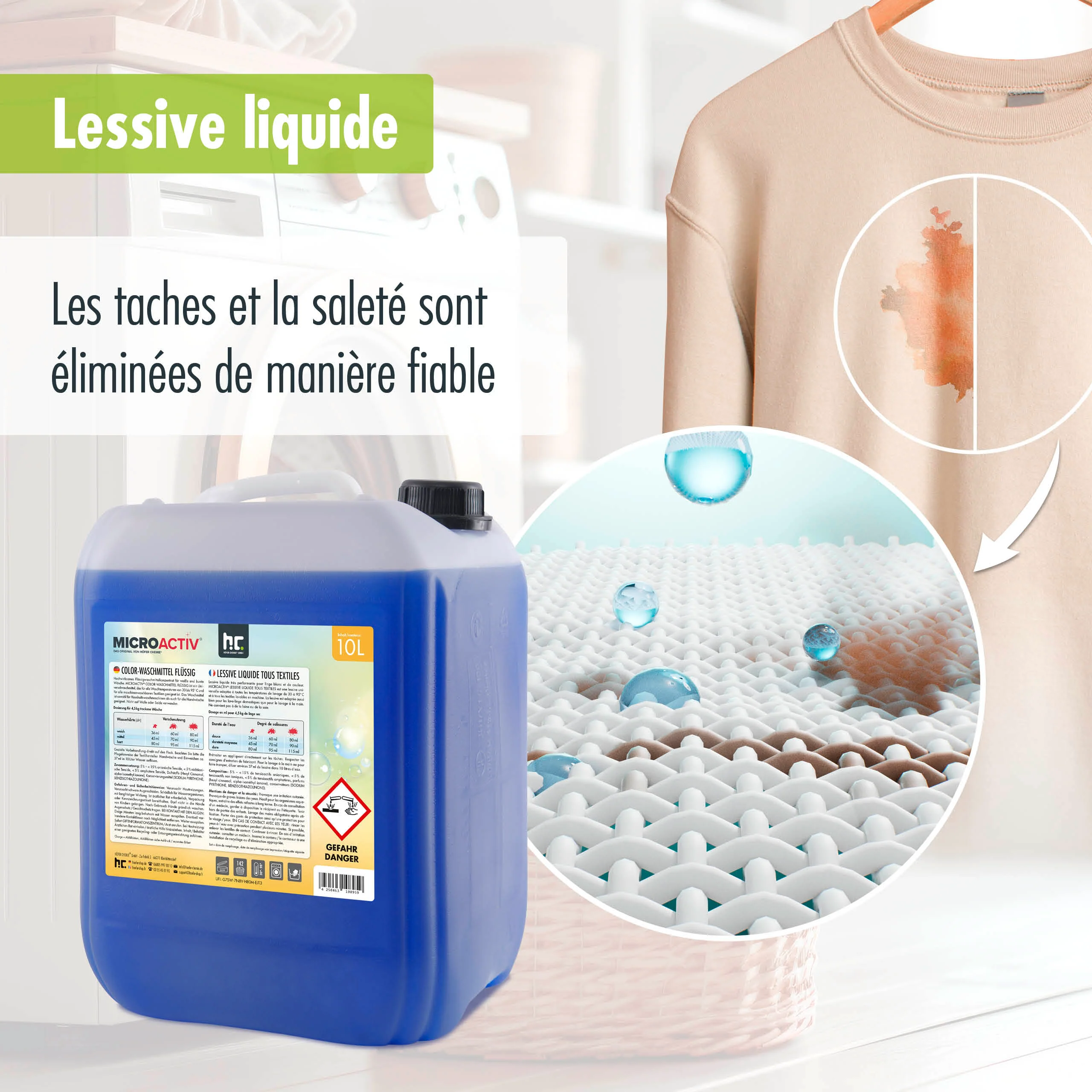 10 L Microactiv® Color Waschmittel flüssig - Image 9