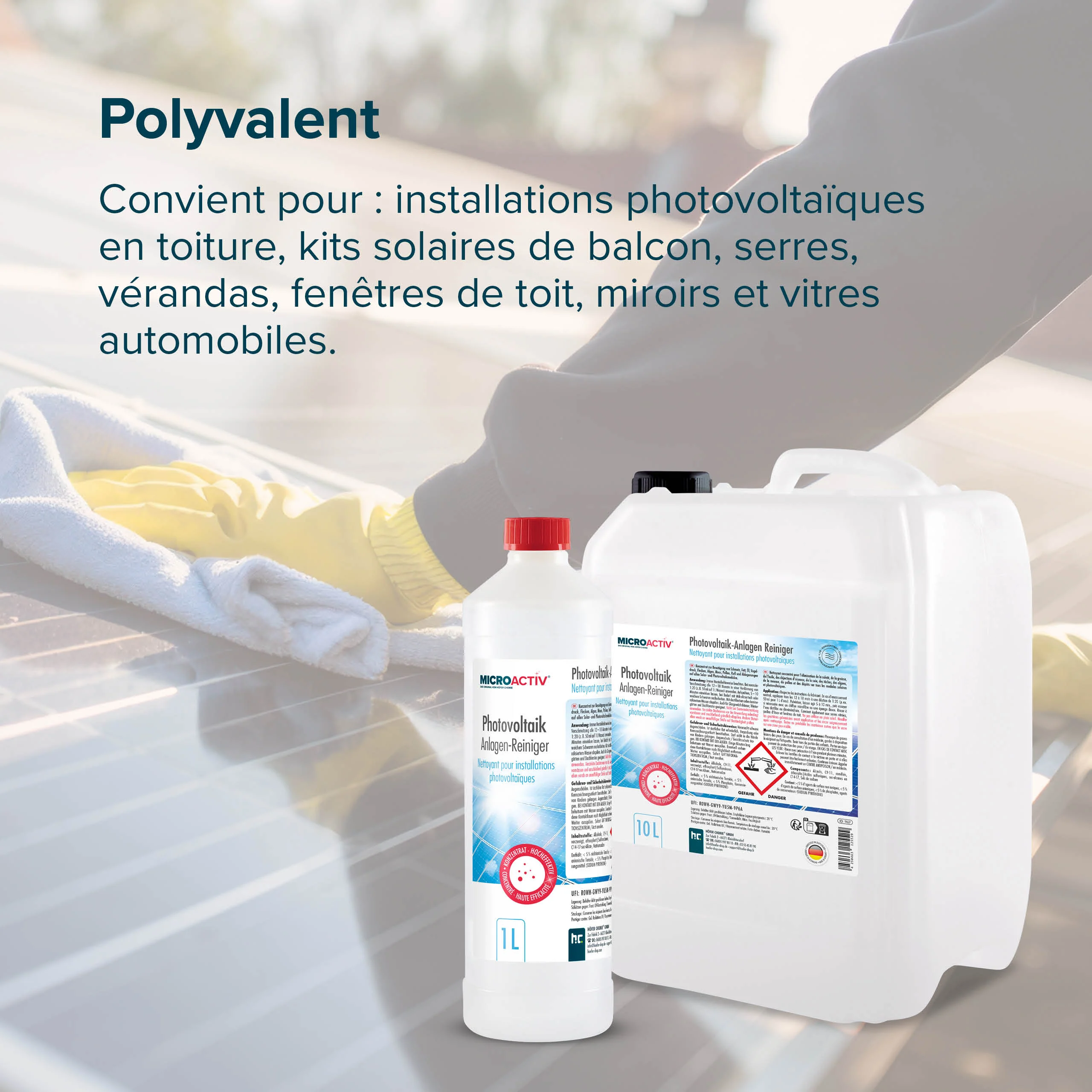 10 L MICROACTIV® Photovoltaik Anlagen Reiniger - Image 11