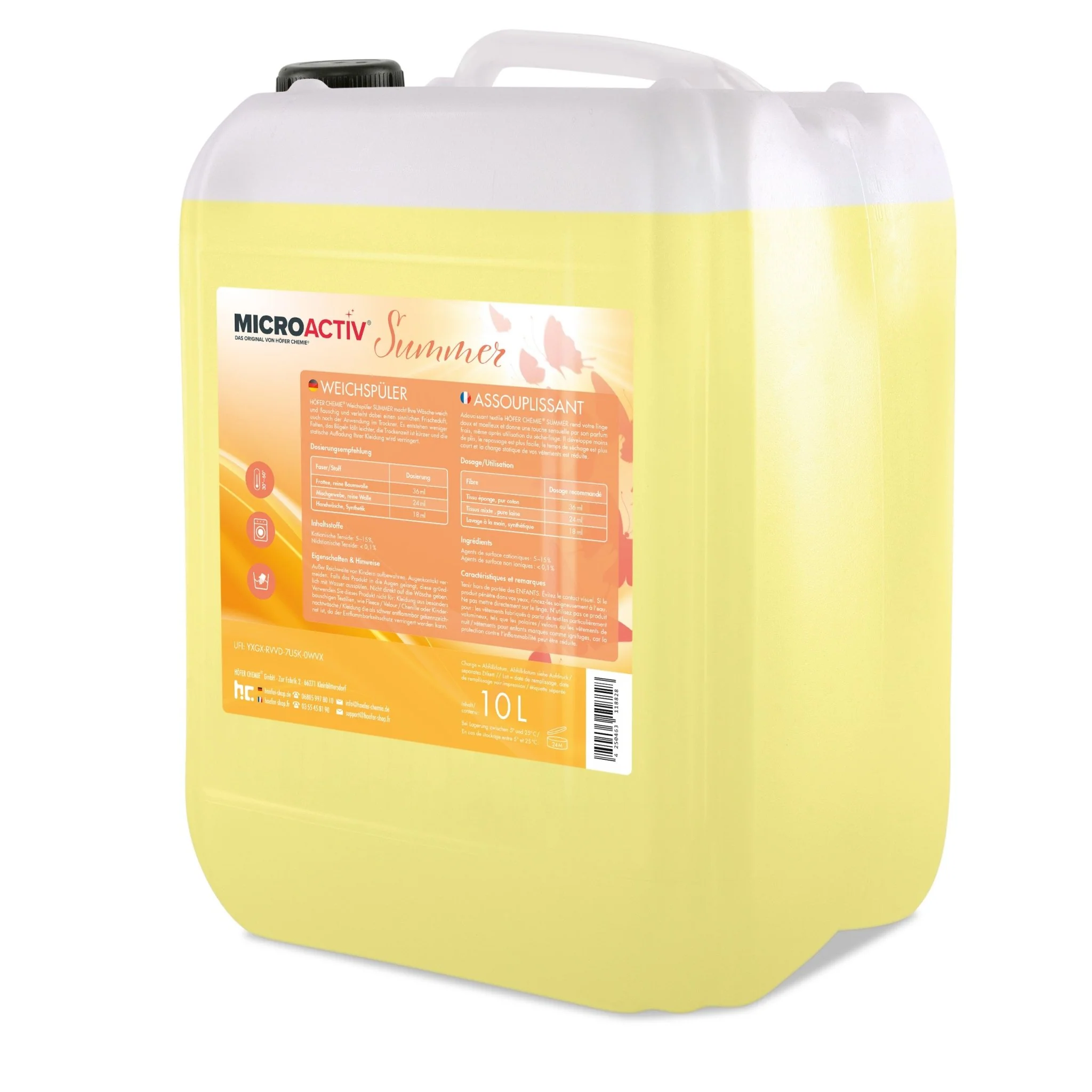 10 L Microactiv® Weichspüler Summer