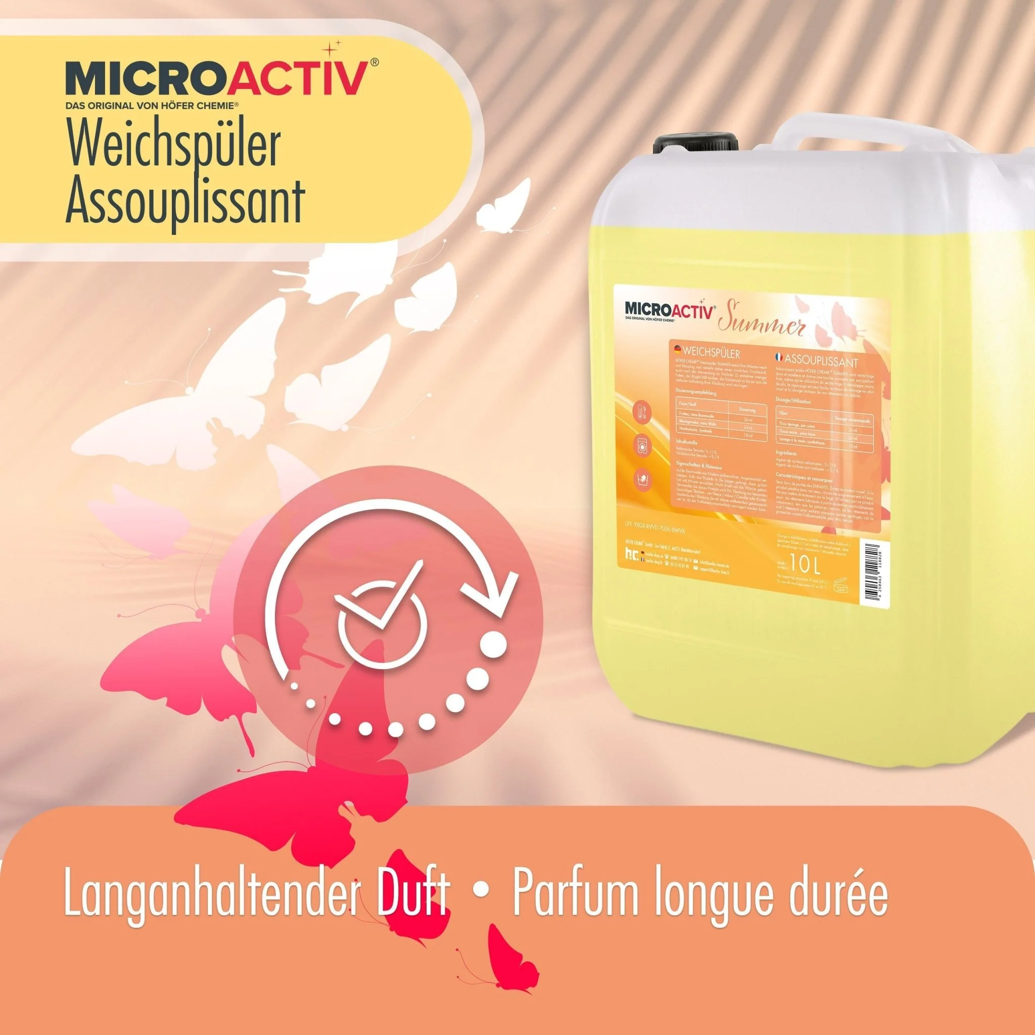 10 L Microactiv® Weichspüler Summer - Image 4