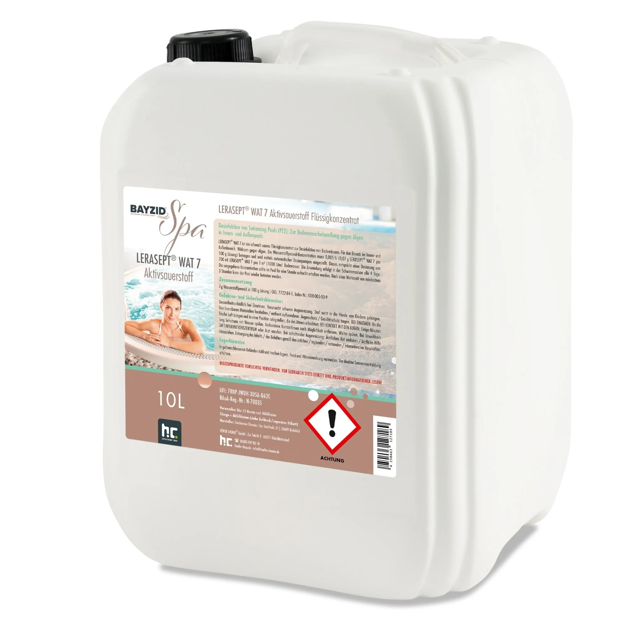 10 L SPA Lerasept® WAT7 Aktivsauerstoff - Image 3