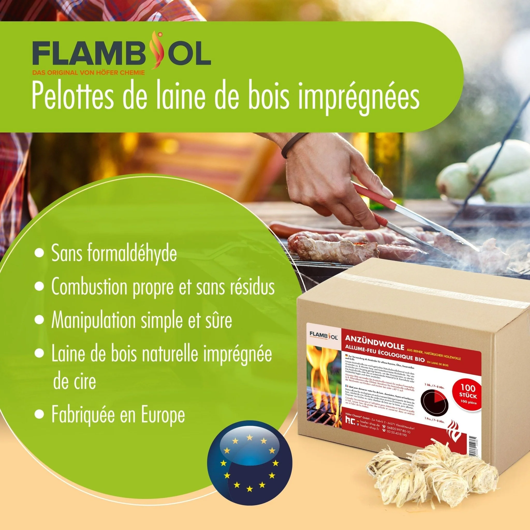 100 Stk. FLAMBIOL® Anzündwolle - Image 6