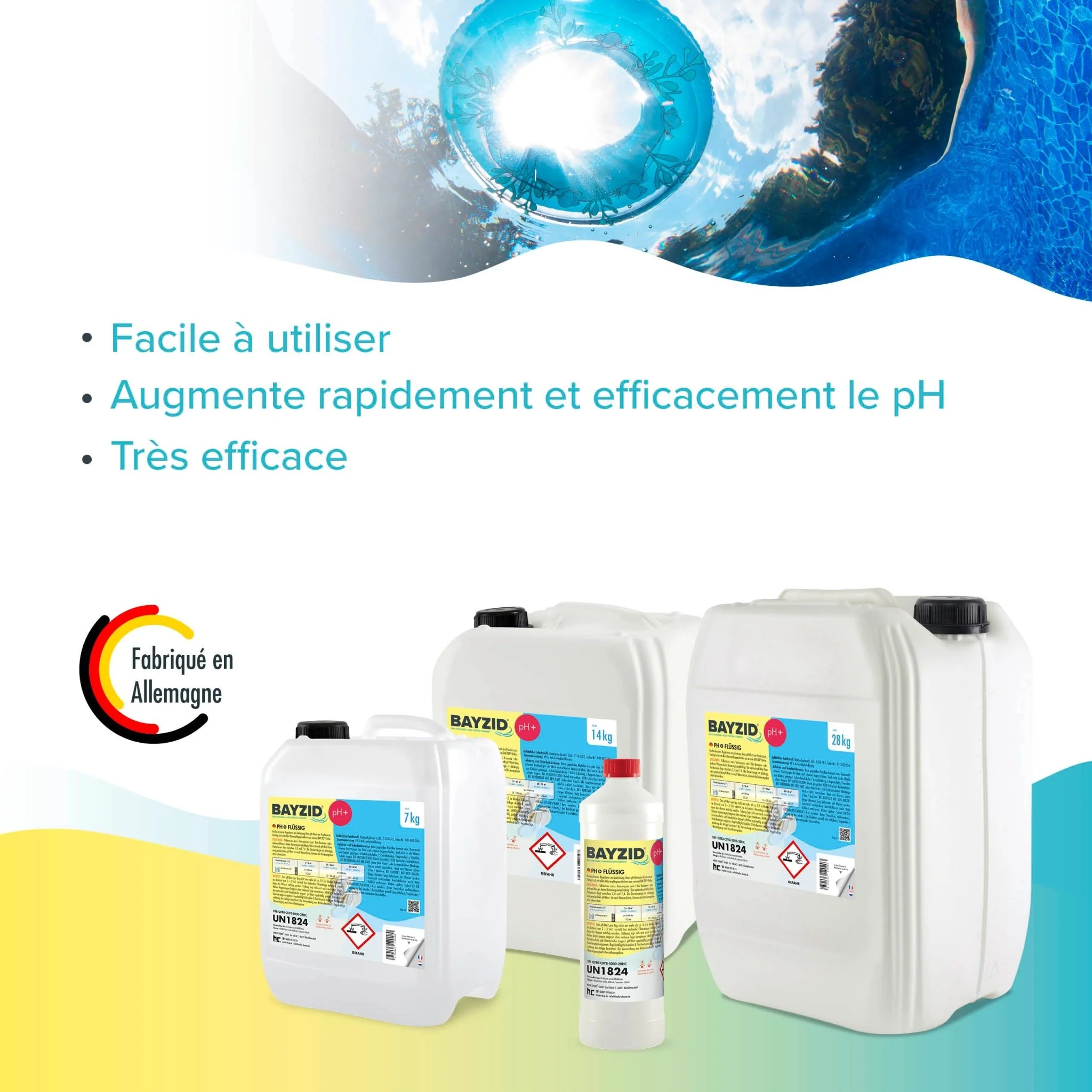 14 kg BAYZID® pH Plus flüssig für Pools in Kanistern - Image 8