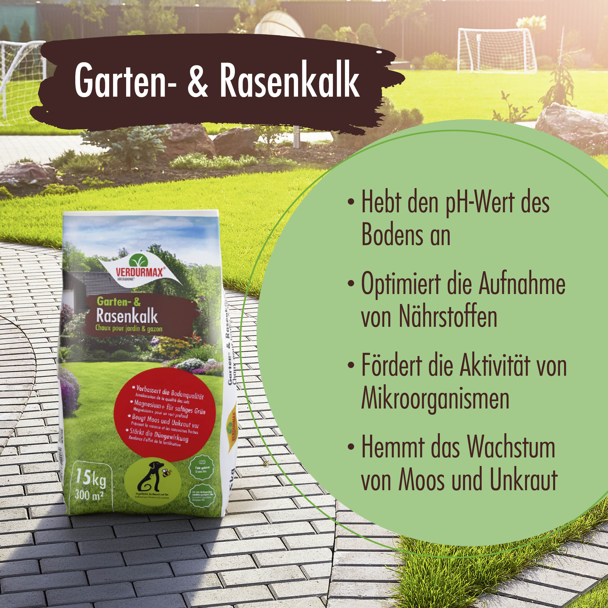 15 kg VERDURMAX® Garten- und Rasenkalk - Image 3