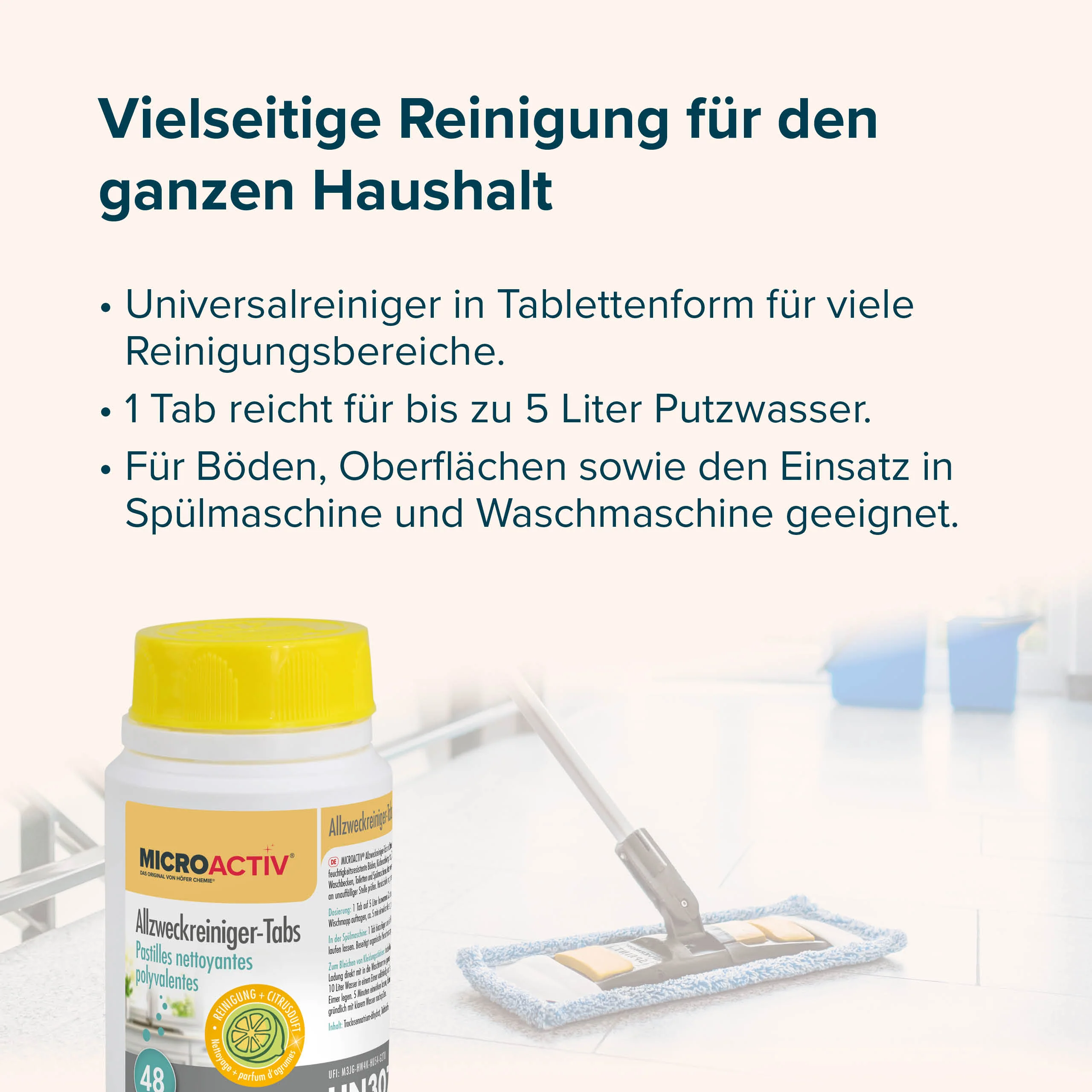 160 g Microactiv® Allzweckreiniger Tabs - Image 5
