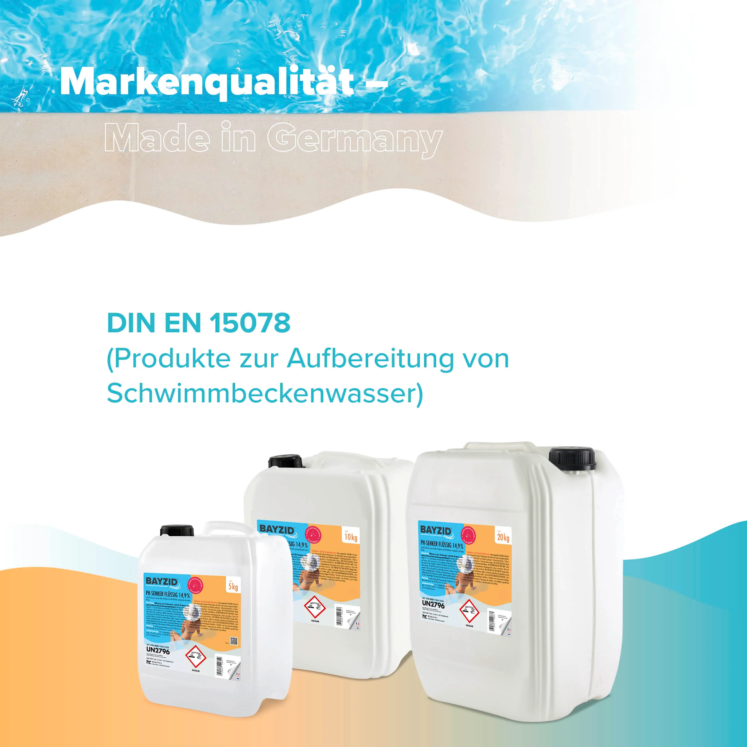 20 kg BAYZID® pH Minus flüssig 14,9% in Kanister - Image 7