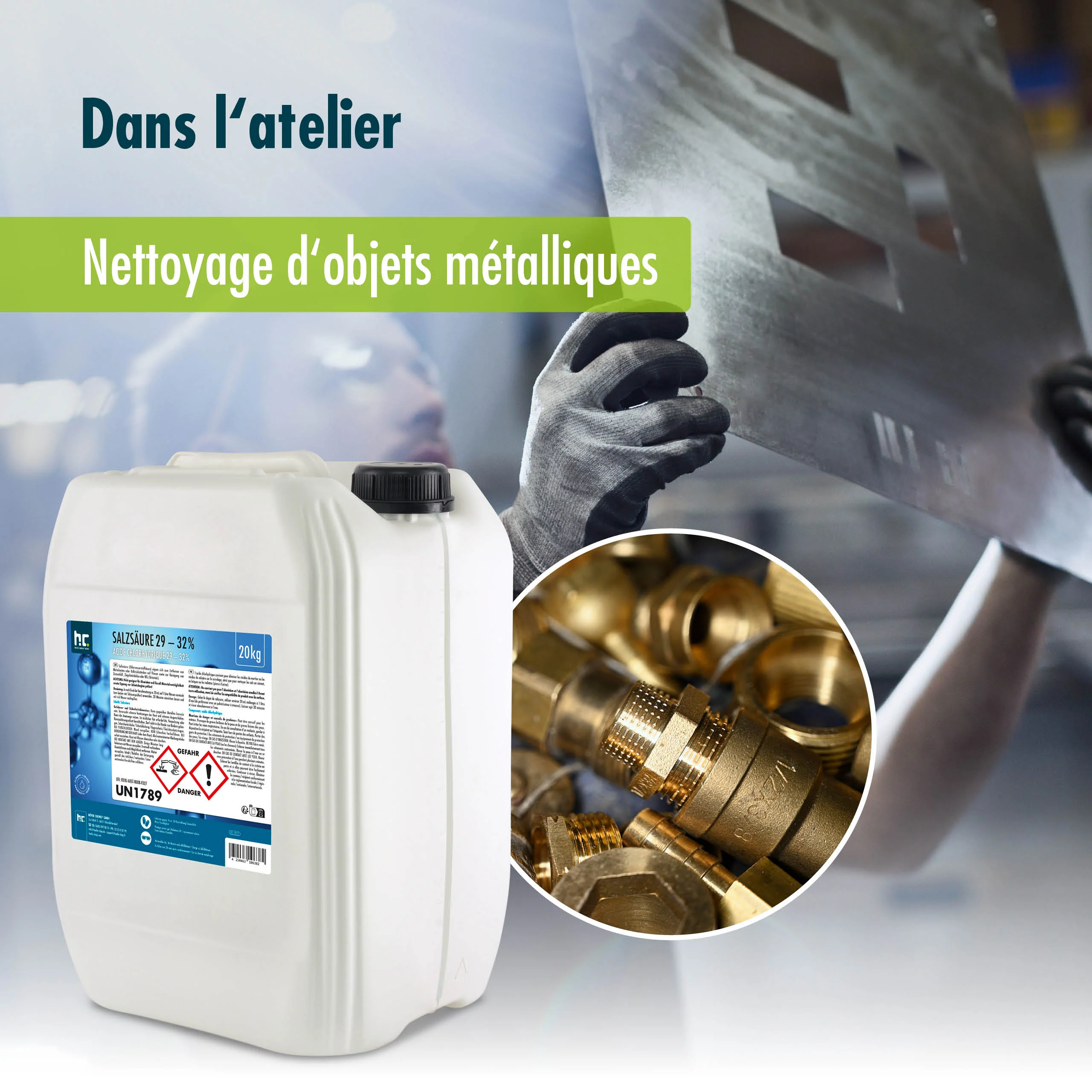 20 kg Höfer Chemie® Salzsäure 29-32% - Image 14