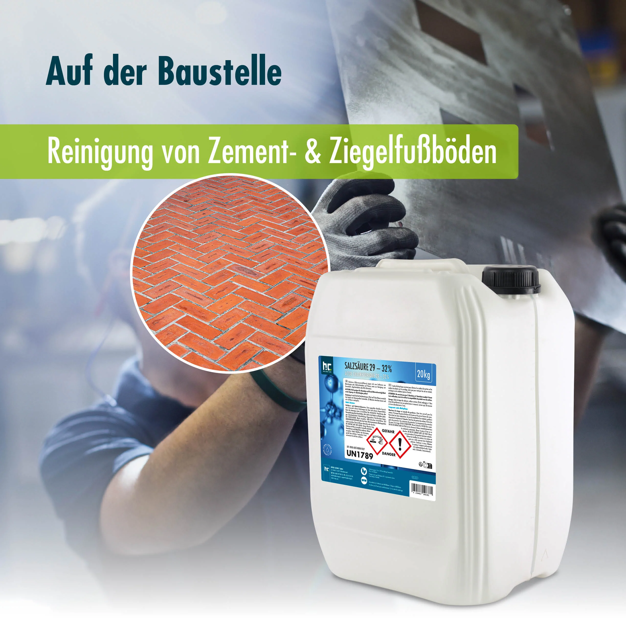 20 kg Höfer Chemie® Salzsäure 29-32% - Image 5
