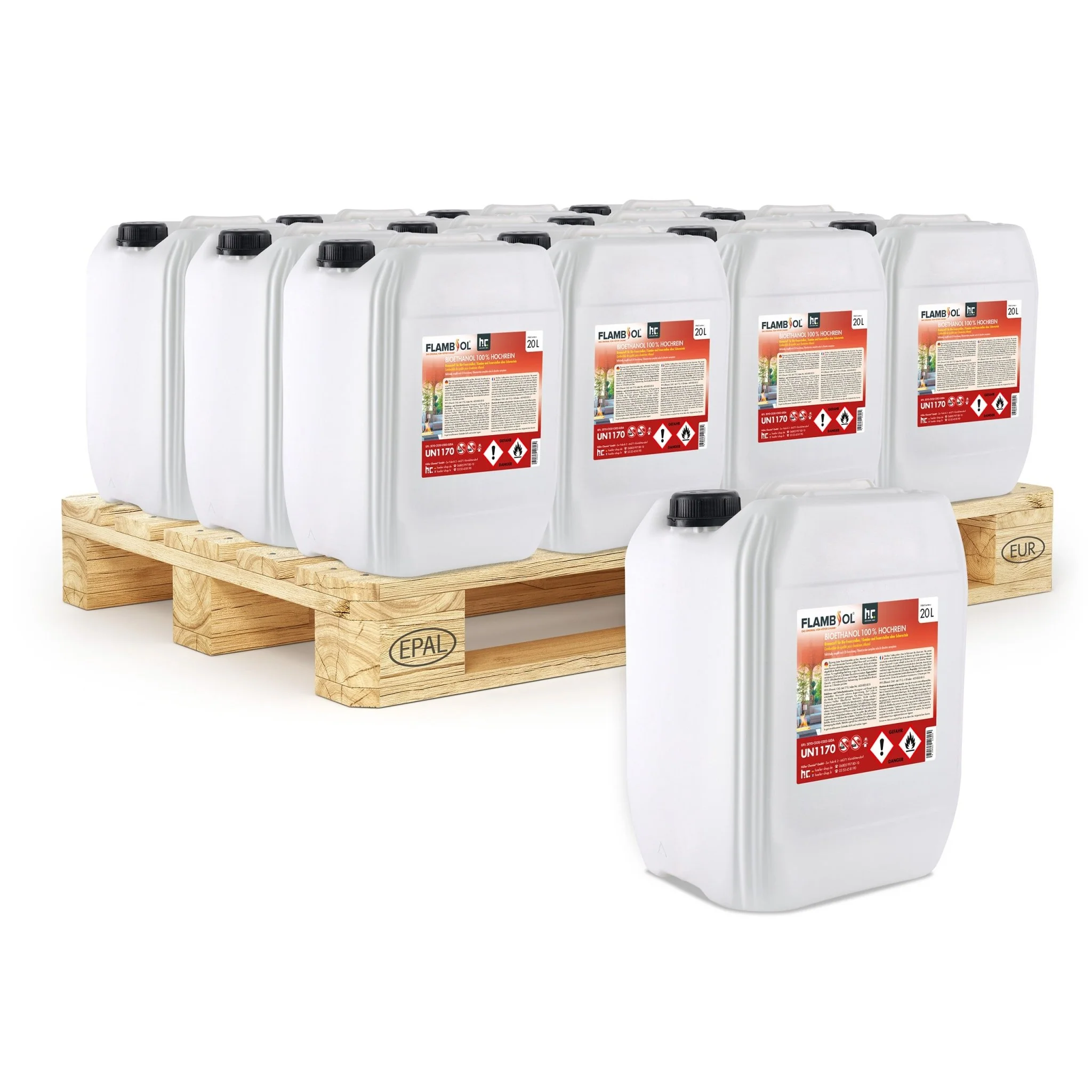 20 L FLAMBIOL® Bioethanol 100% Hochrein - Image 5