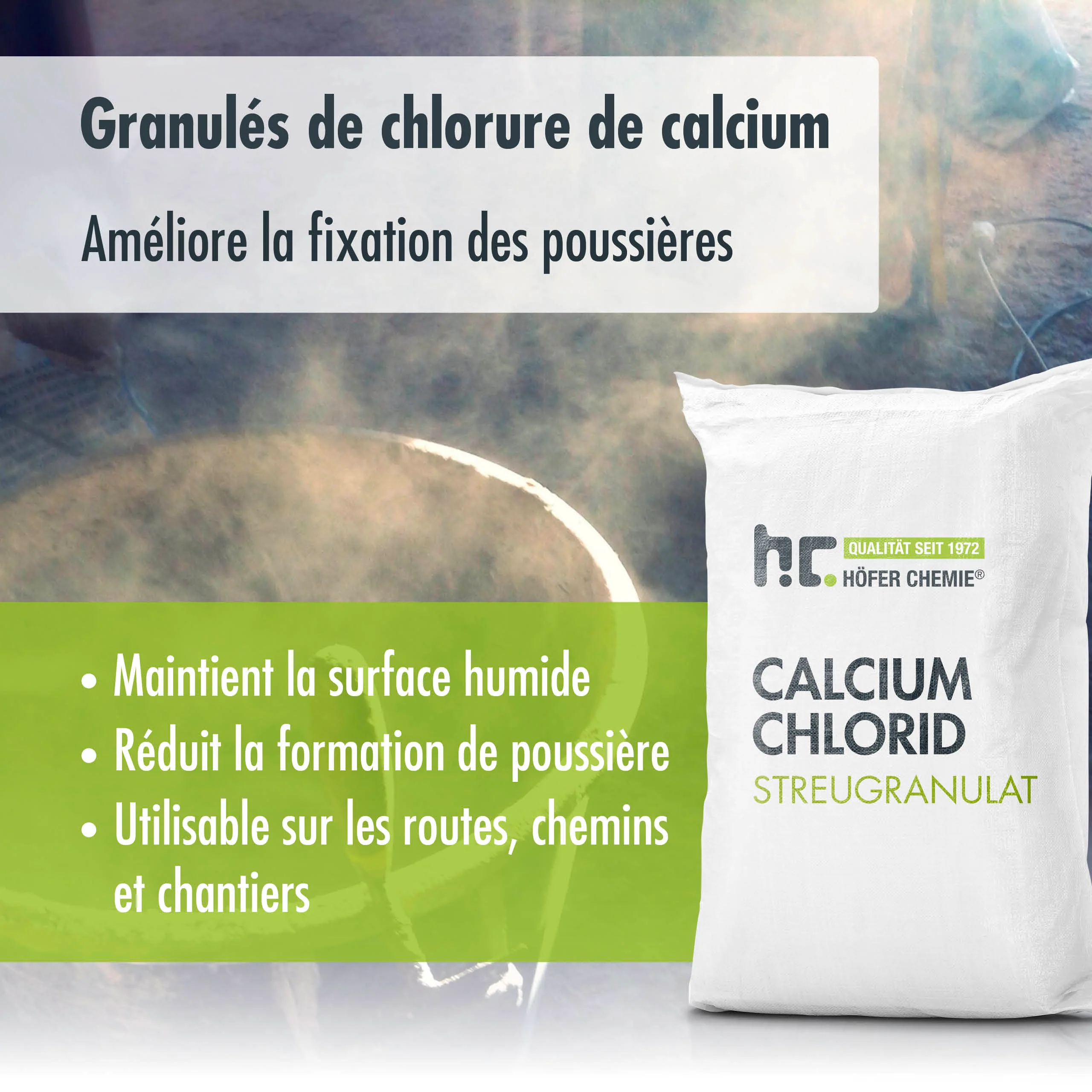 25 kg Höfer Chemie® Calciumchlorid Streugranulat / Flakes - Image 17