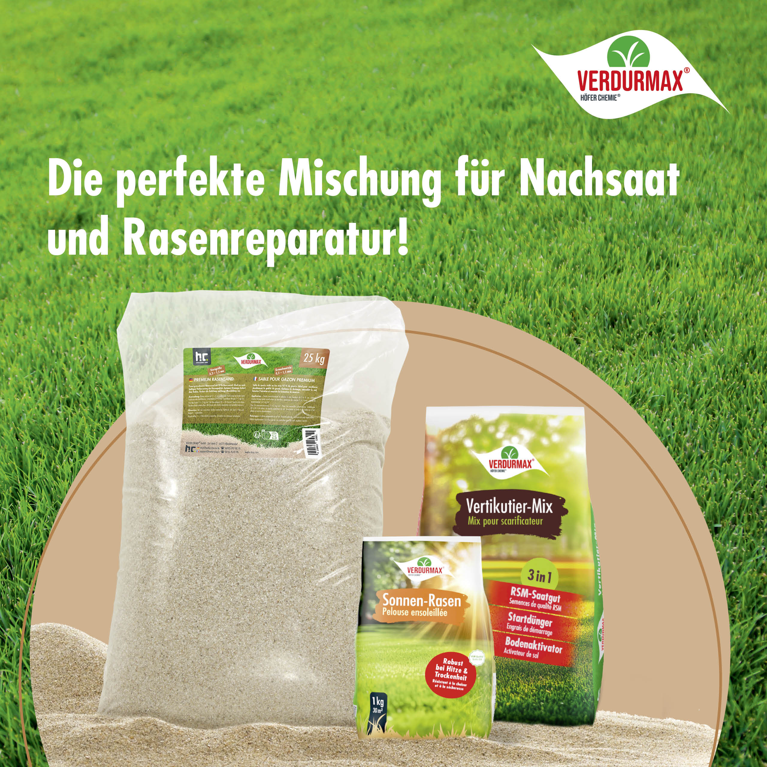 25 kg VERDURMAX® Premium Rasensand 0,3 - 1,5 mm - Image 6