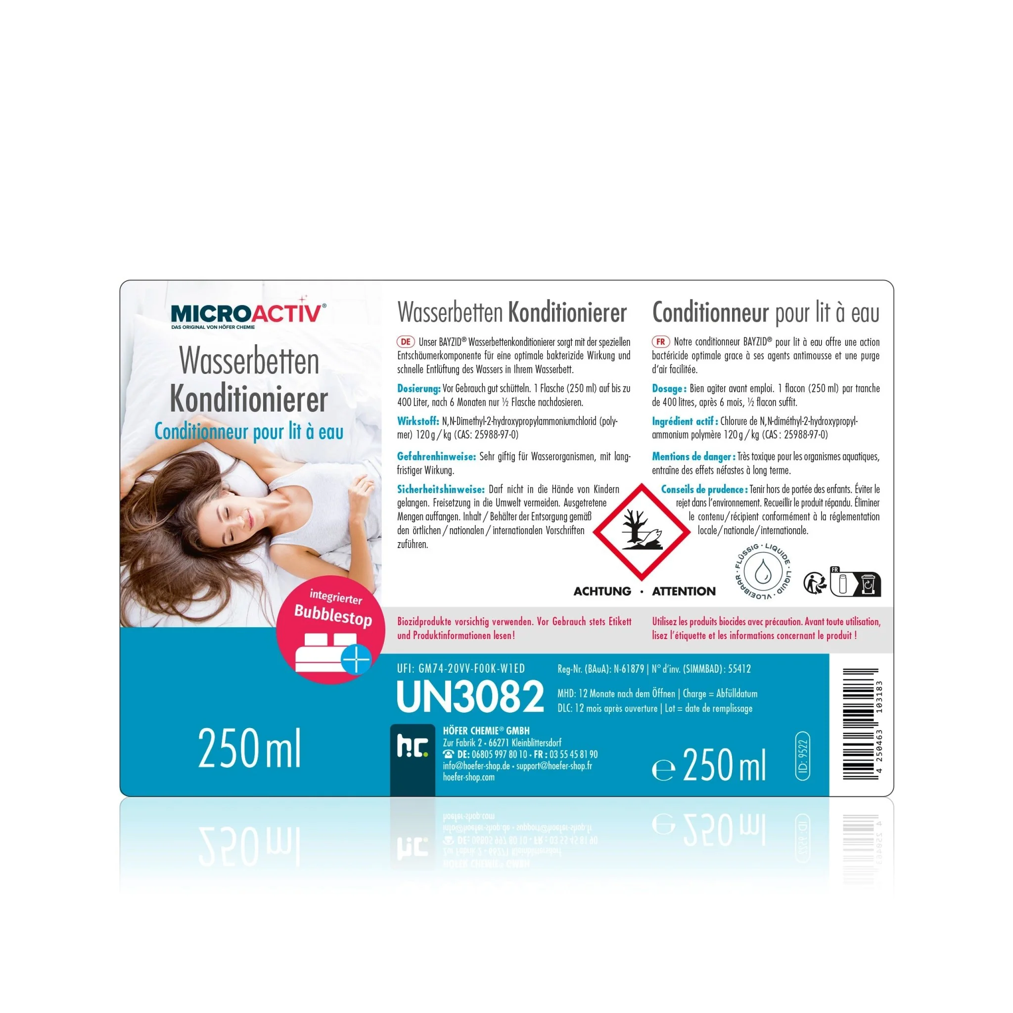 250 ml Microactiv® Konditionierer für Wasserbetten in Flasche - Image 13