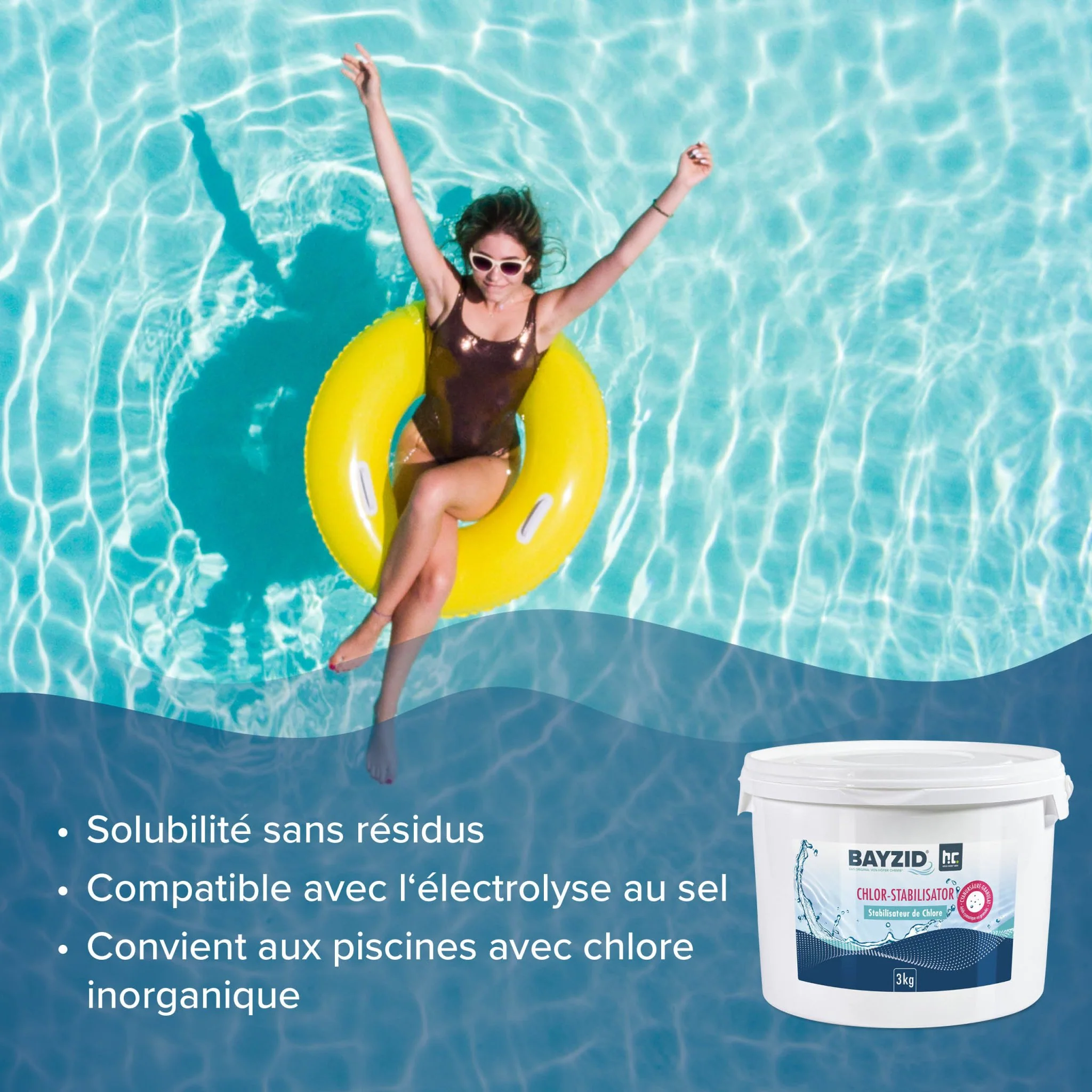 3 kg BAYZID® Chlor Stabilisator Granulat (Cyanursäure) - Image 13