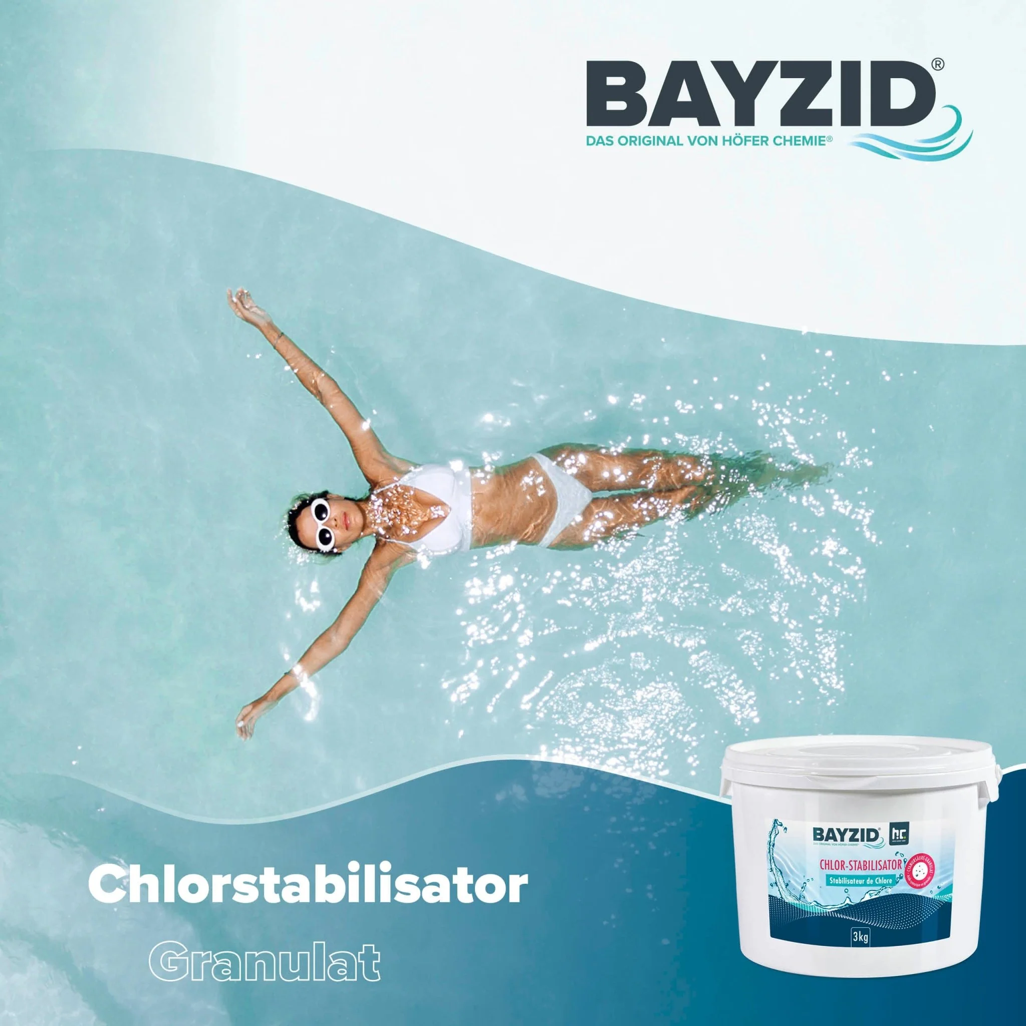 3 kg BAYZID® Chlor Stabilisator Granulat (Cyanursäure) - Image 4