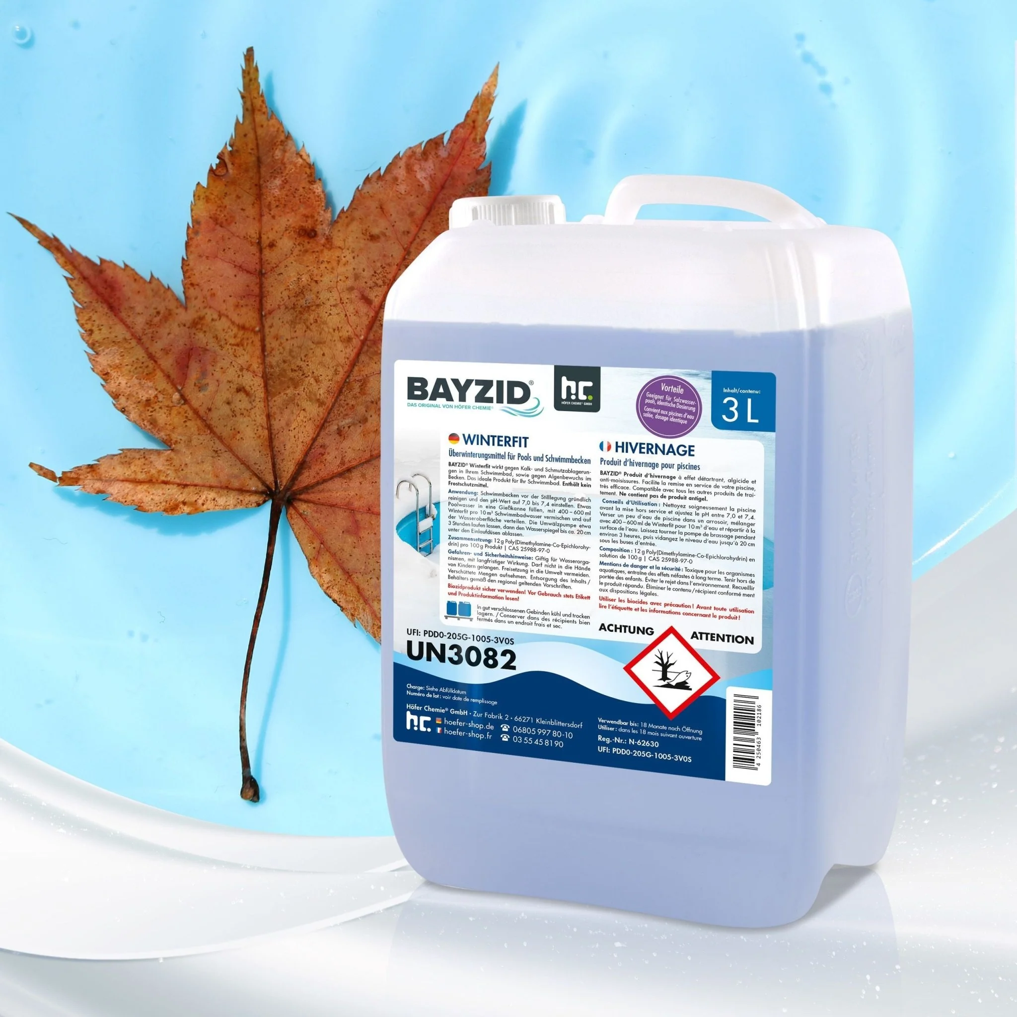 3 L BAYZID® Winterfit Überwinterungsmittel für Pools in Kanister - Image 2
