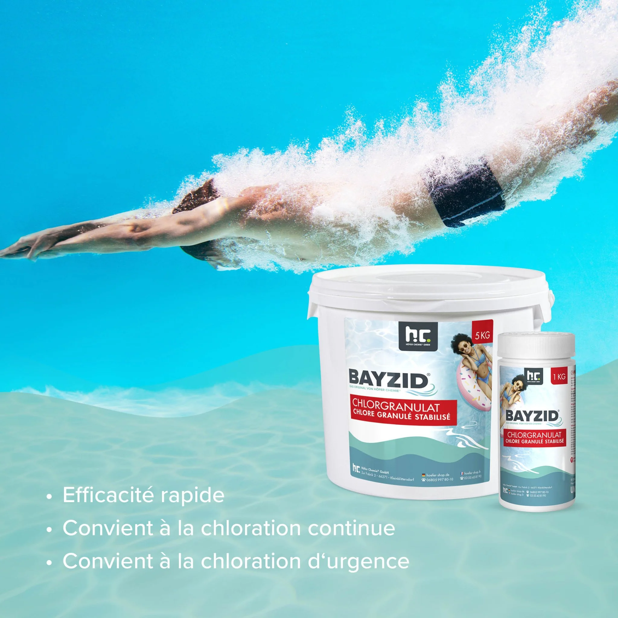 5 kg BAYZID® Chlorgranulat für Pools - Image 10