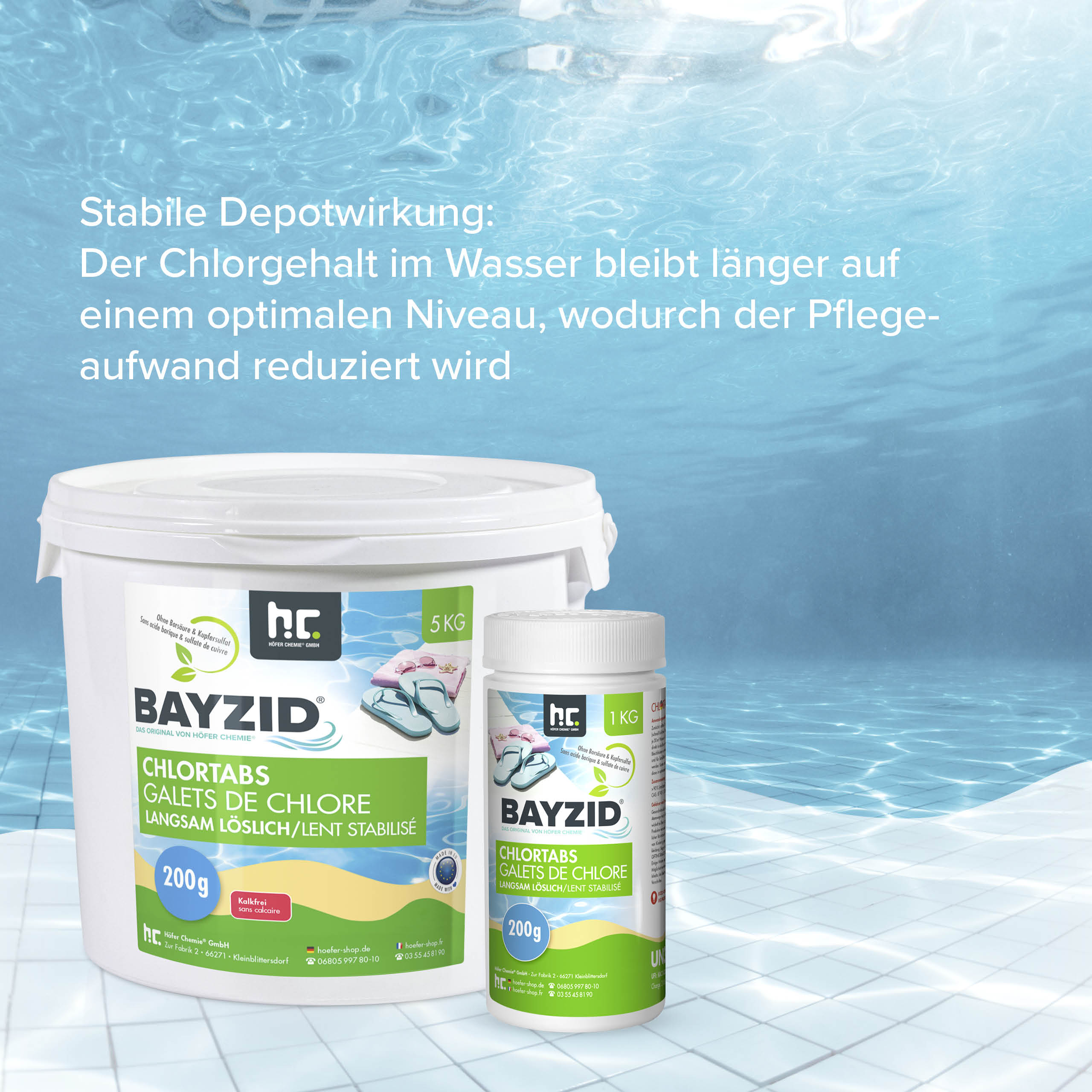 5 kg BAYZID® Chlortabs 200g langsam löslich im Eimer - Image 7