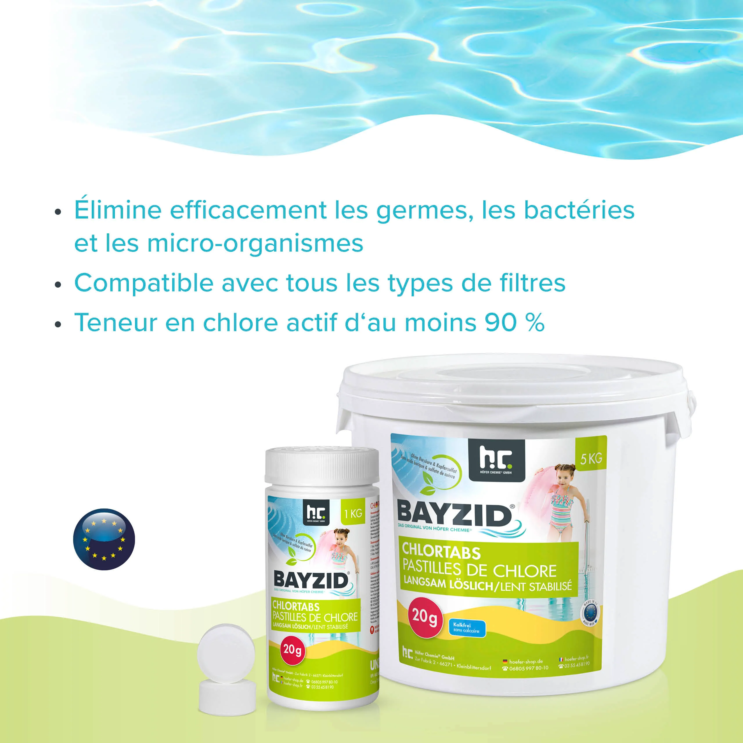 5 kg BAYZID® Chlortabs 20g langsam löslich im Eimer - Image 11