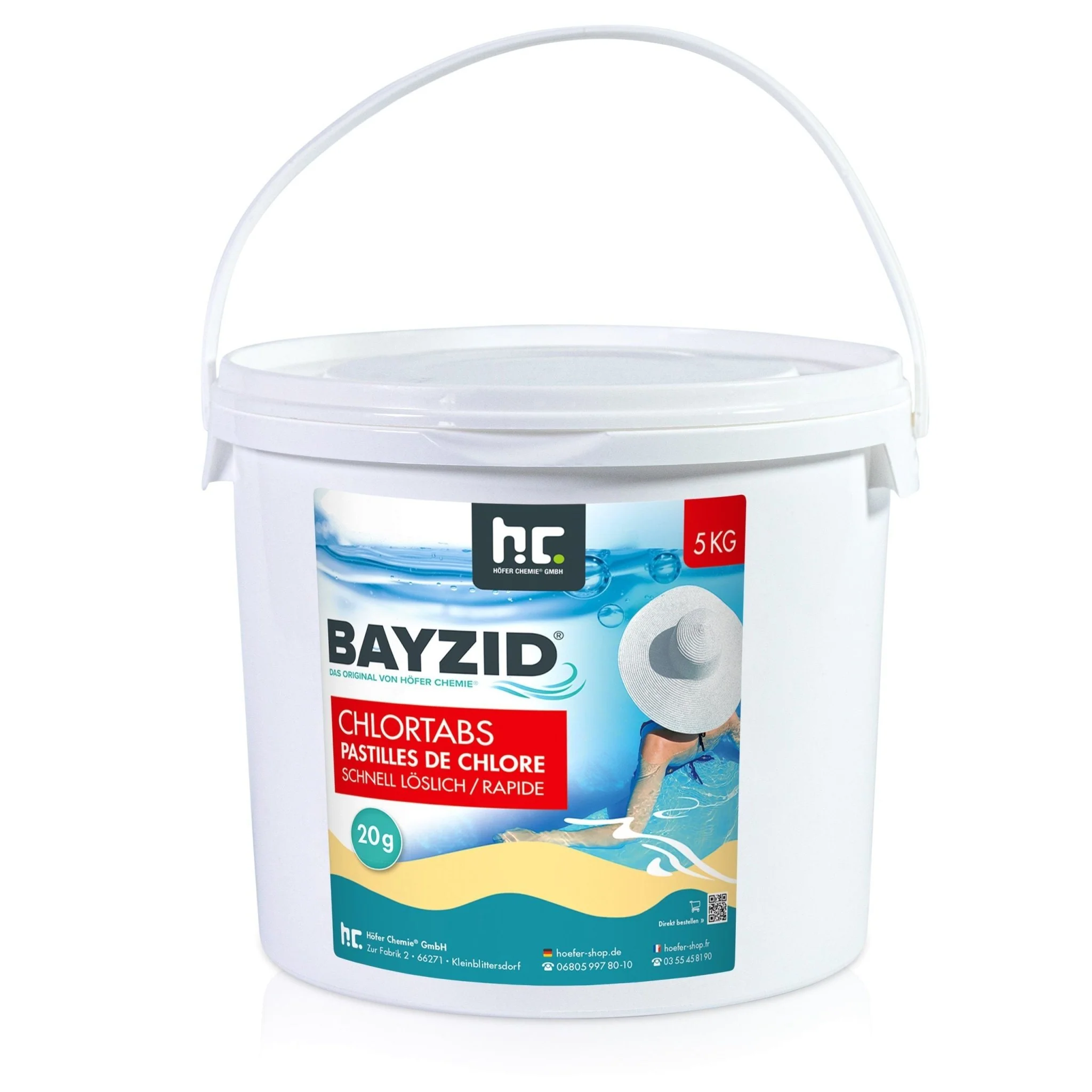 5 kg BAYZID® Chlortabs 20g schnell löslich im Eimer - Image 5