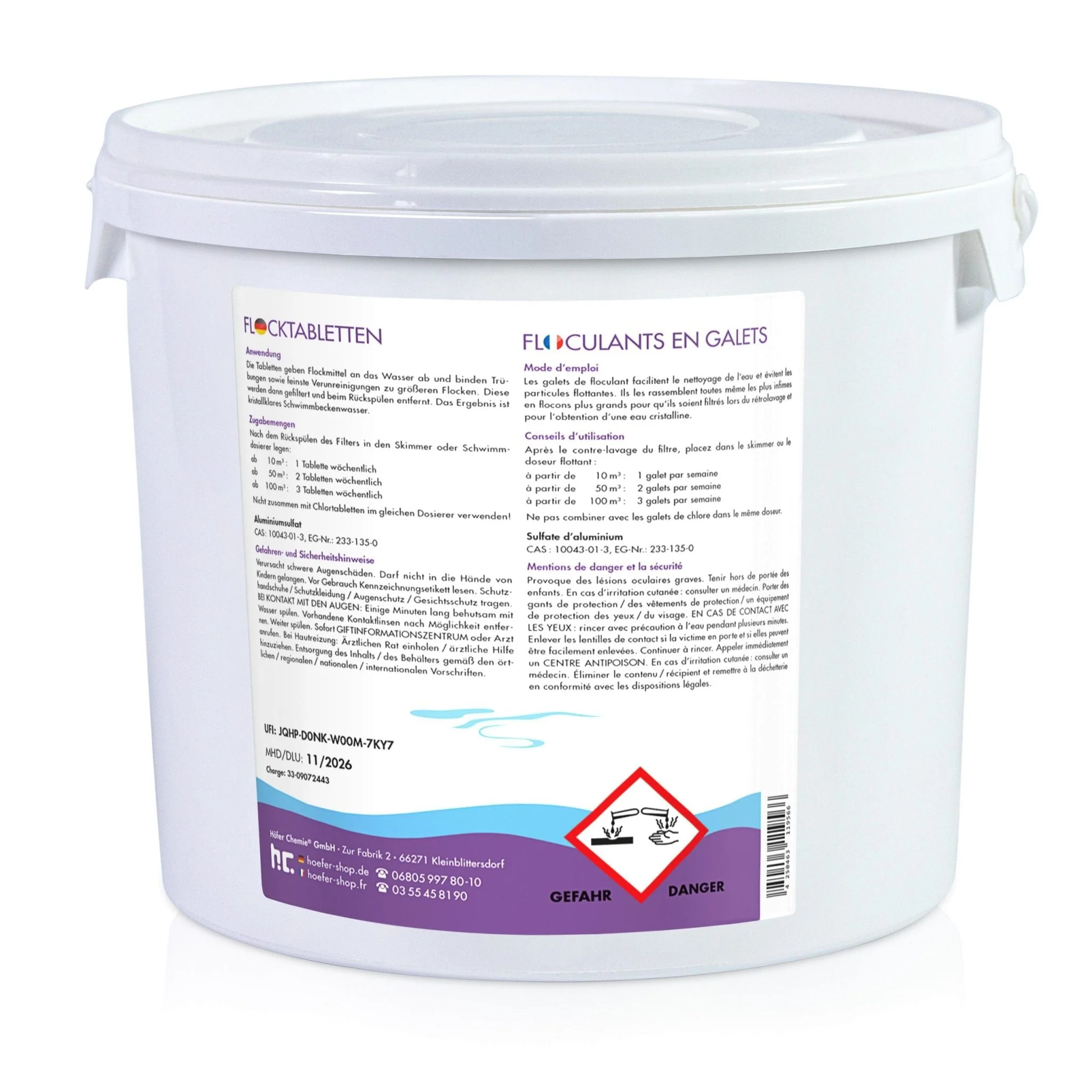 5 kg BAYZID® Flocktabletten für Pools in Eimer - Image 4