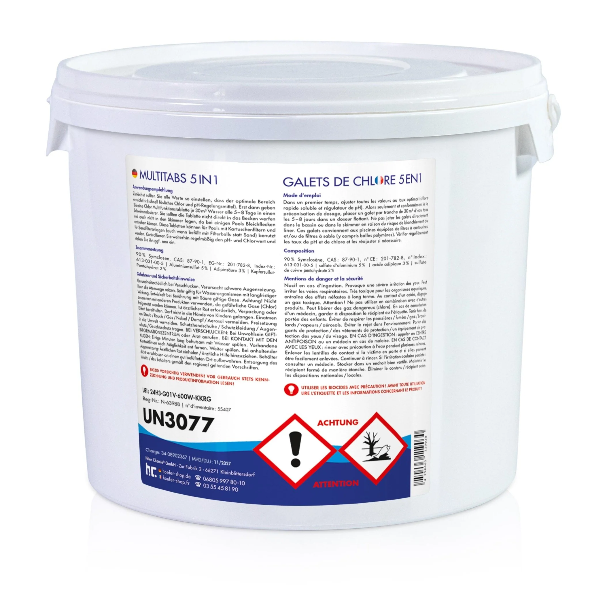 5 kg BAYZID® Multitabs 200g 5in1 für Pools in Eimer - Image 14