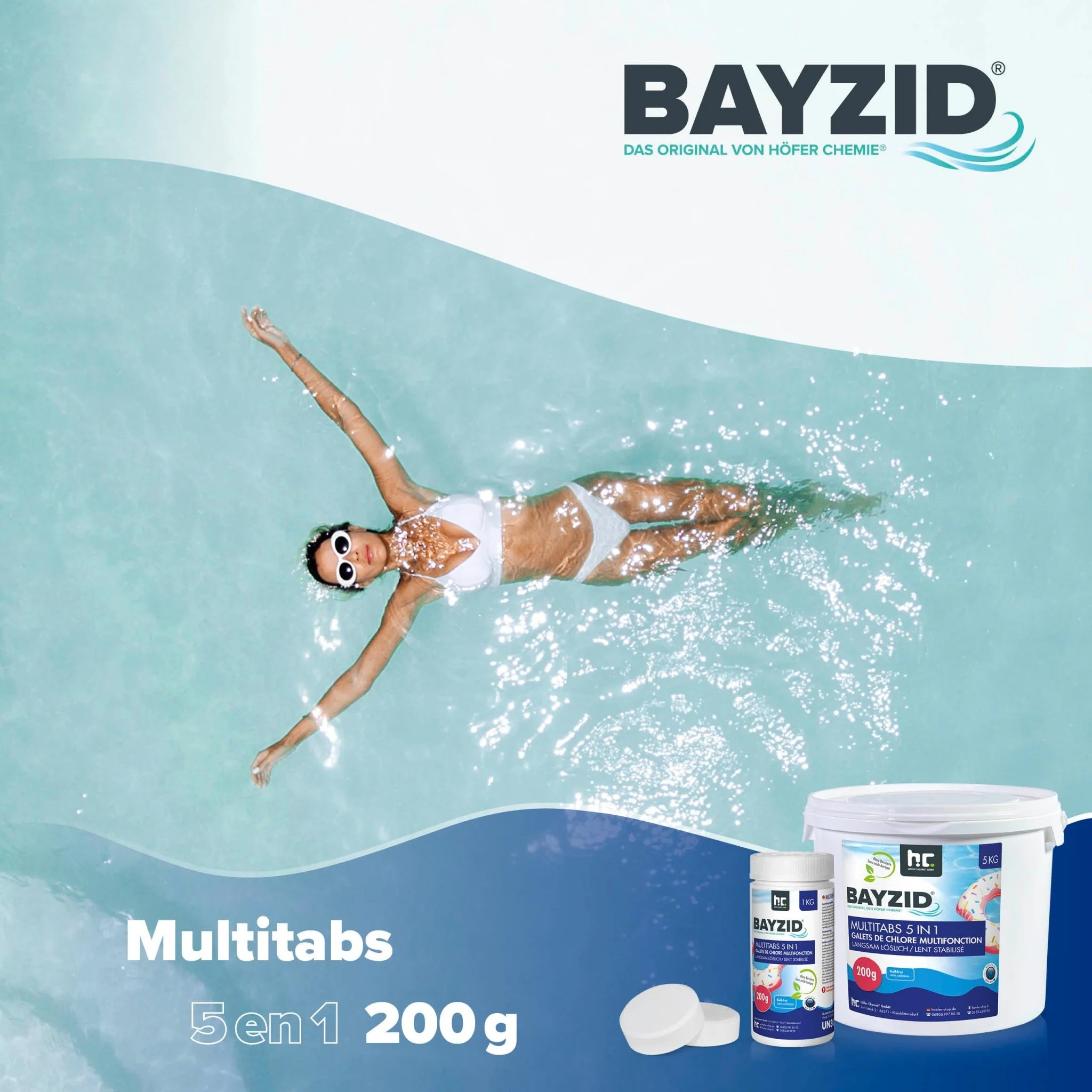 5 kg BAYZID® Multitabs 200g 5in1 für Pools in Eimer - Image 8