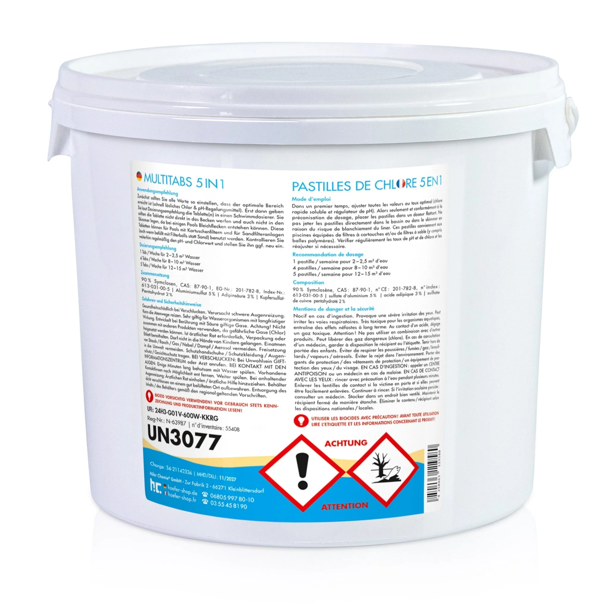 5 kg BAYZID® Multitabs 20g 5in1 für Pools in Eimer - Image 14
