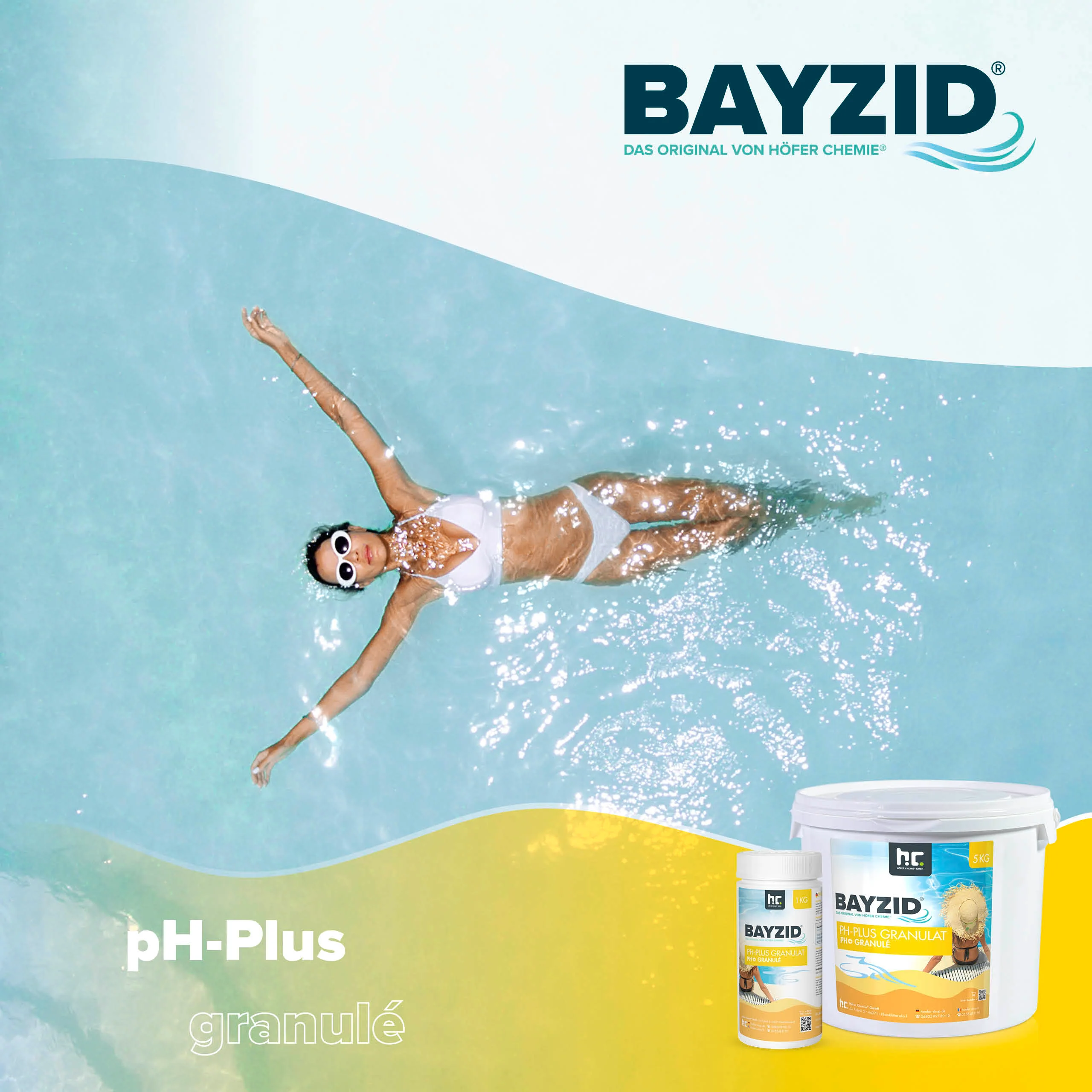 5 kg BAYZID® pH Plus Granulat für den Pool in Eimer - Image 8