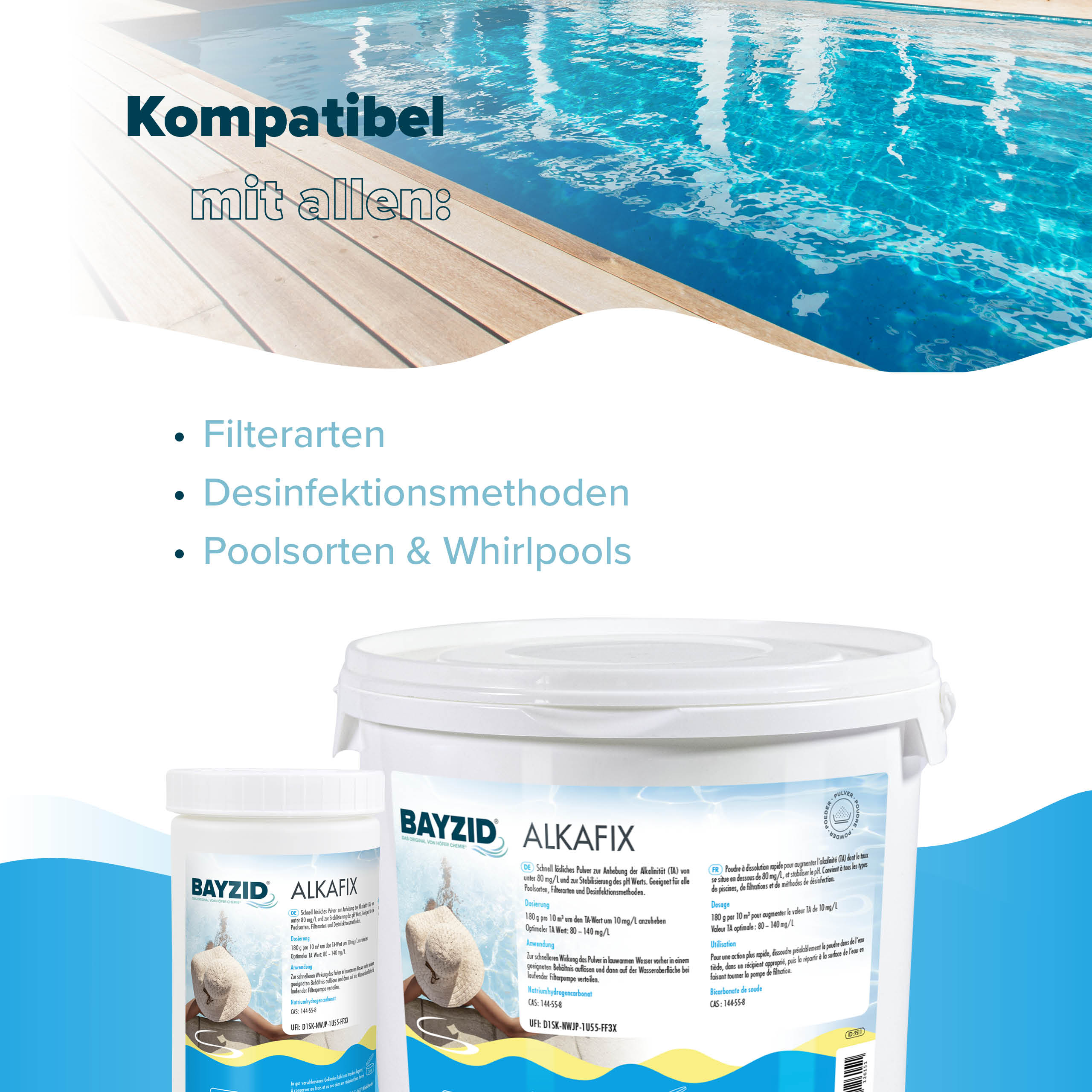 5 kg BAYZID® Alkafix zur Anhebung der Alkalinität (TA) in Eimer - Image 4