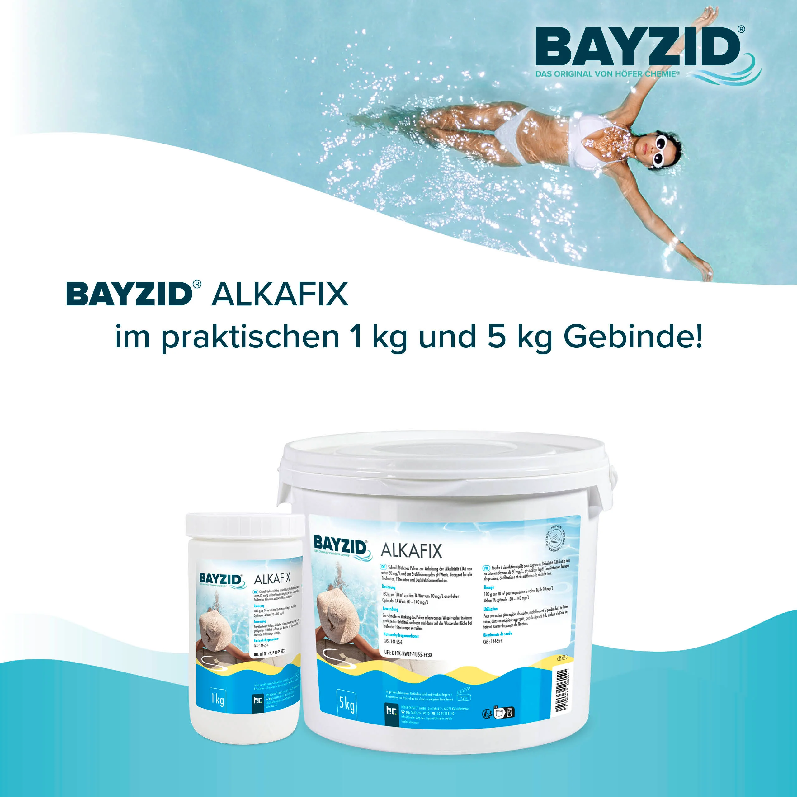 5 kg BAYZID® Alkafix zur Anhebung der Alkalinität (TA) in Eimer - Image 5