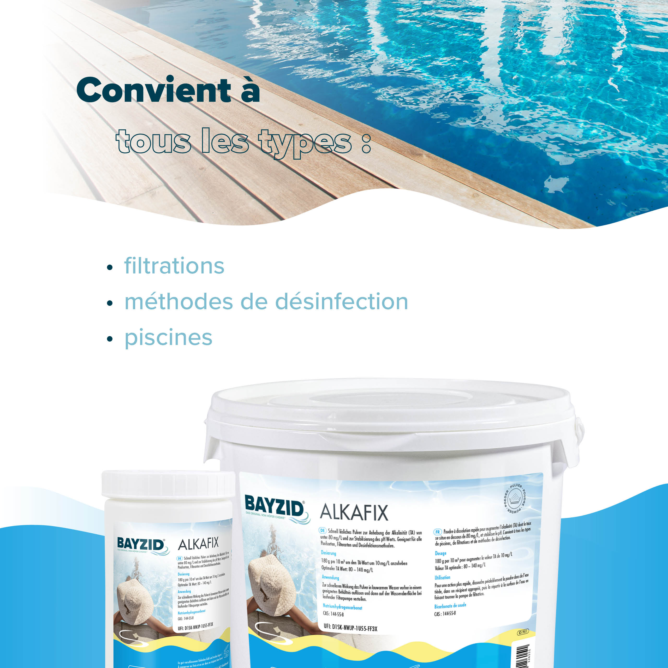 5 kg BAYZID® Alkafix zur Anhebung der Alkalinität (TA) in Eimer - Image 8