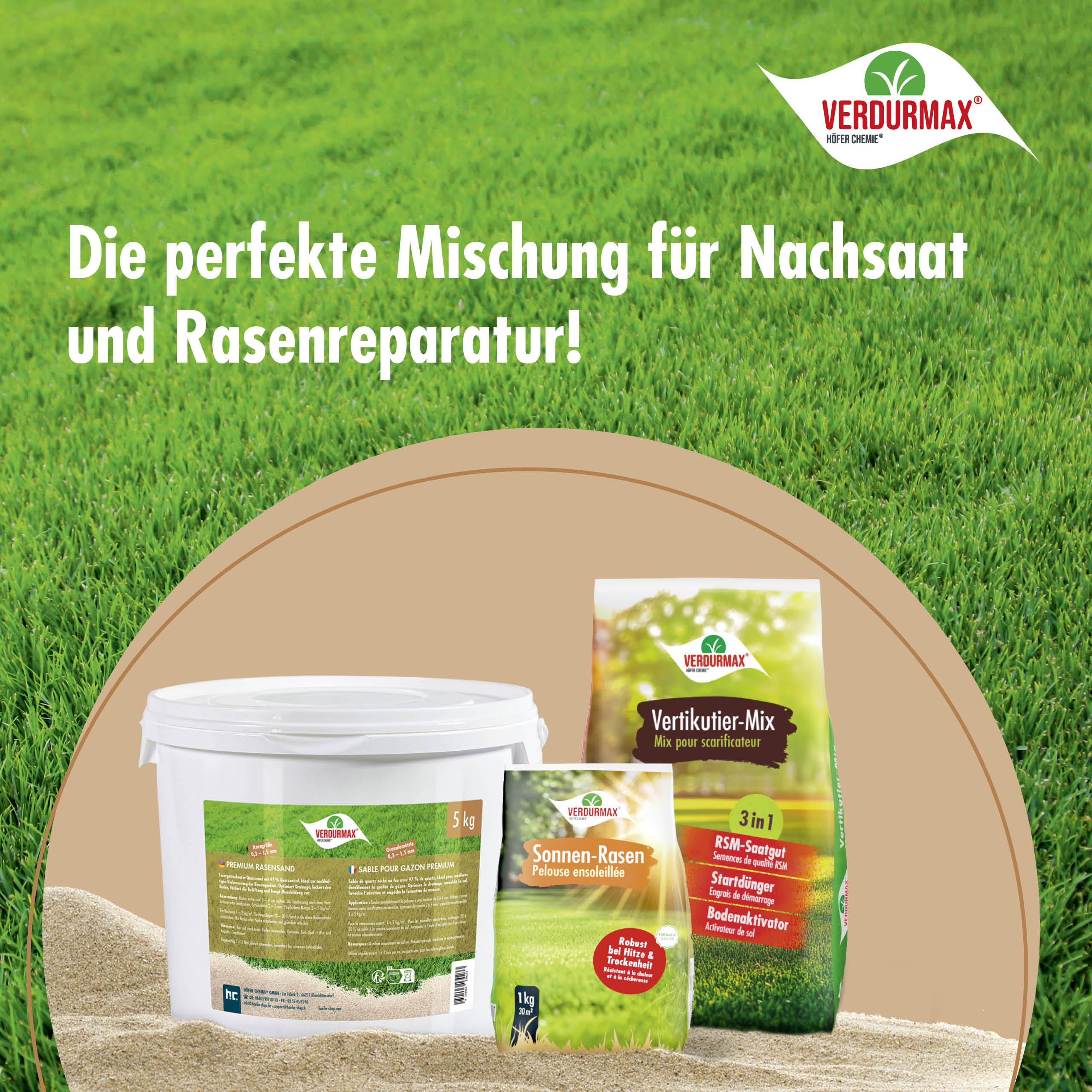 5 kg VERDURMAX® Premium Rasensand 0,3 - 1,5 mm - Image 6