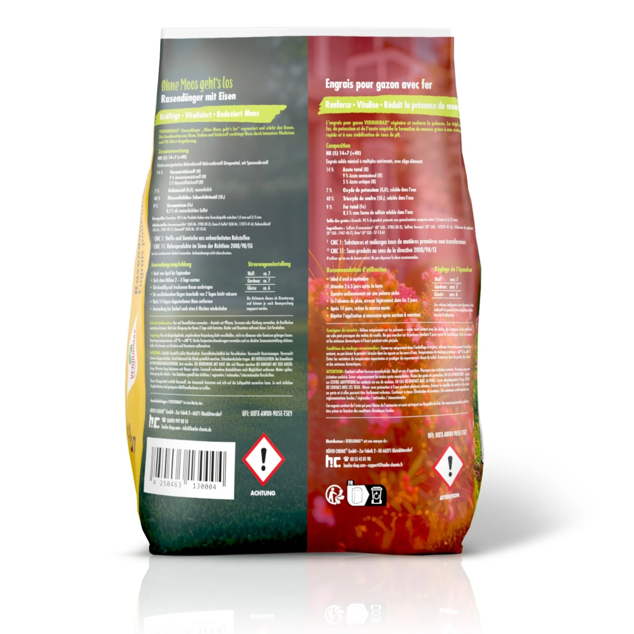 5 kg VERDURMAX® Rasendünger mit Eisen - Ohne Moos geht´s los - Image 12