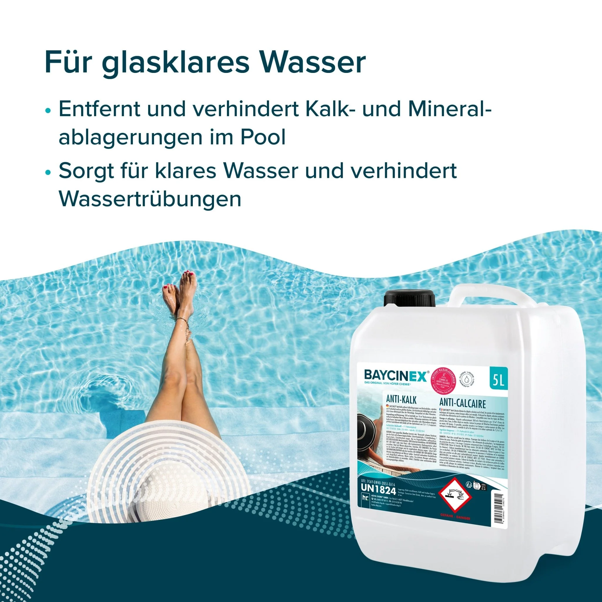 5 L BAYCINEX® Anti-Kalk für Pools - Image 3
