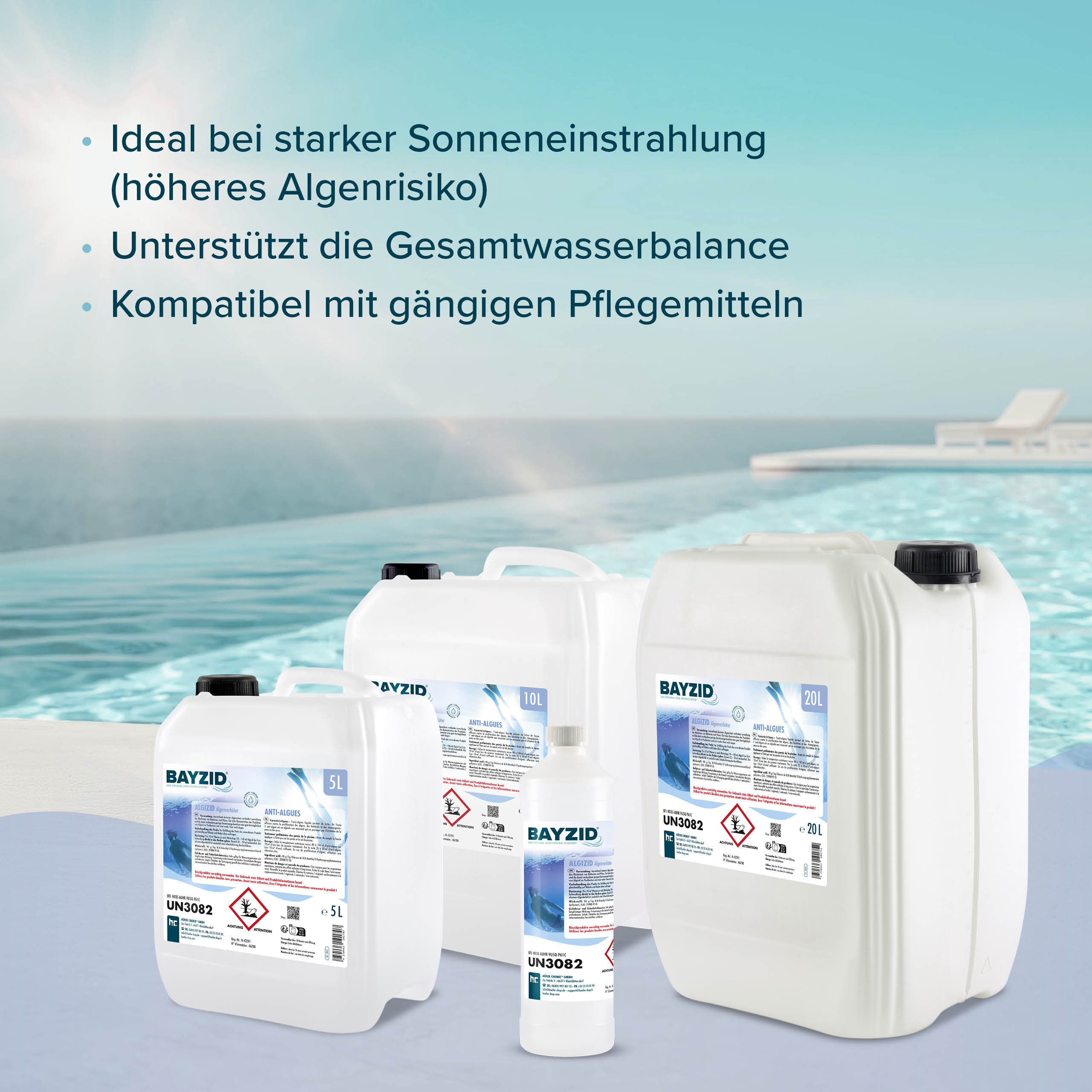 5 L BAYZID® Algizid Algenverhütung für Pools im Kanister - Image 5