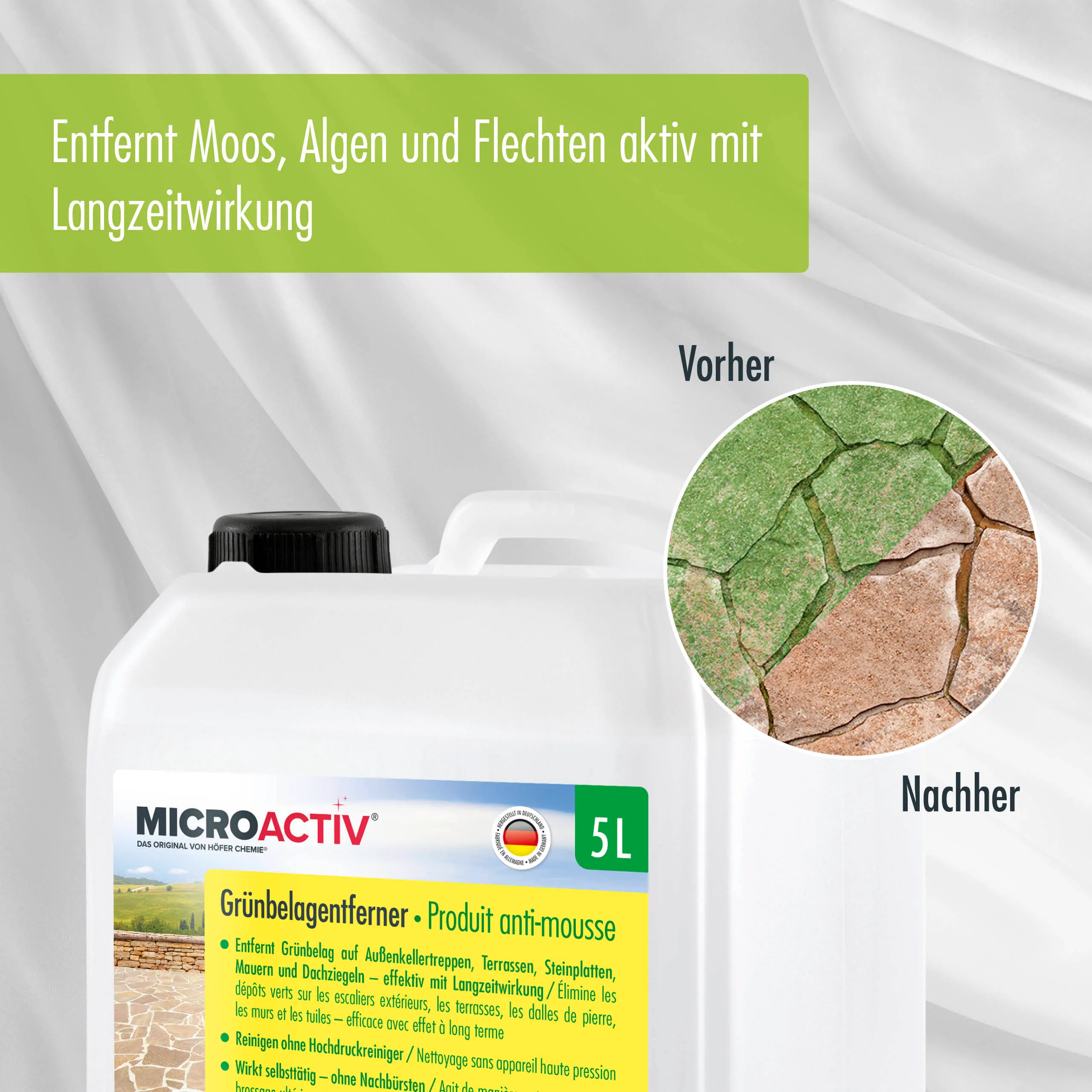 5 L MICROACTIV® Steinreiniger / Grünbelag-Entferner - Image 16