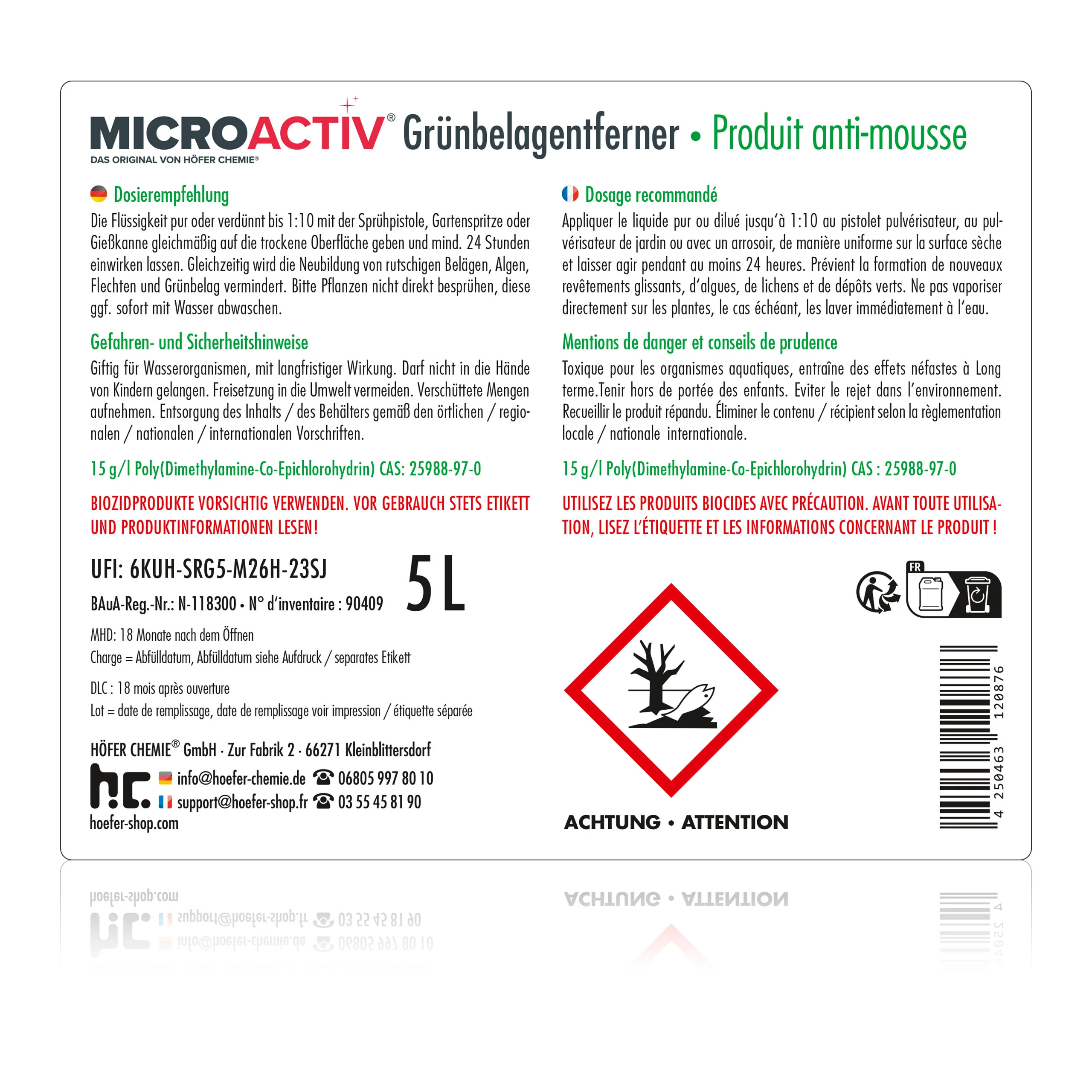 5 L MICROACTIV® Steinreiniger / Grünbelag-Entferner - Image 22