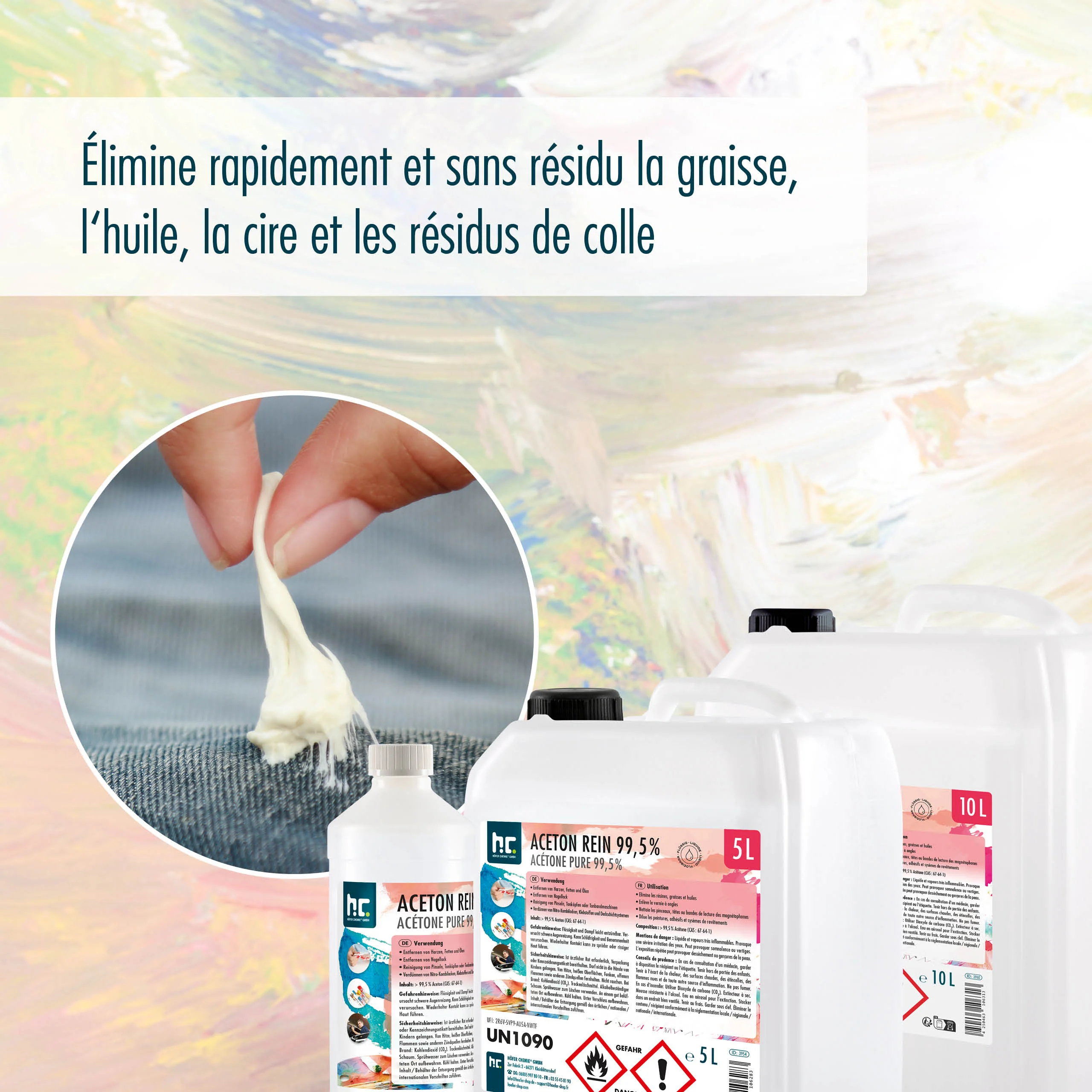 5 L Höfer Chemie® Aceton rein 99,5% in Kanister - Image 9