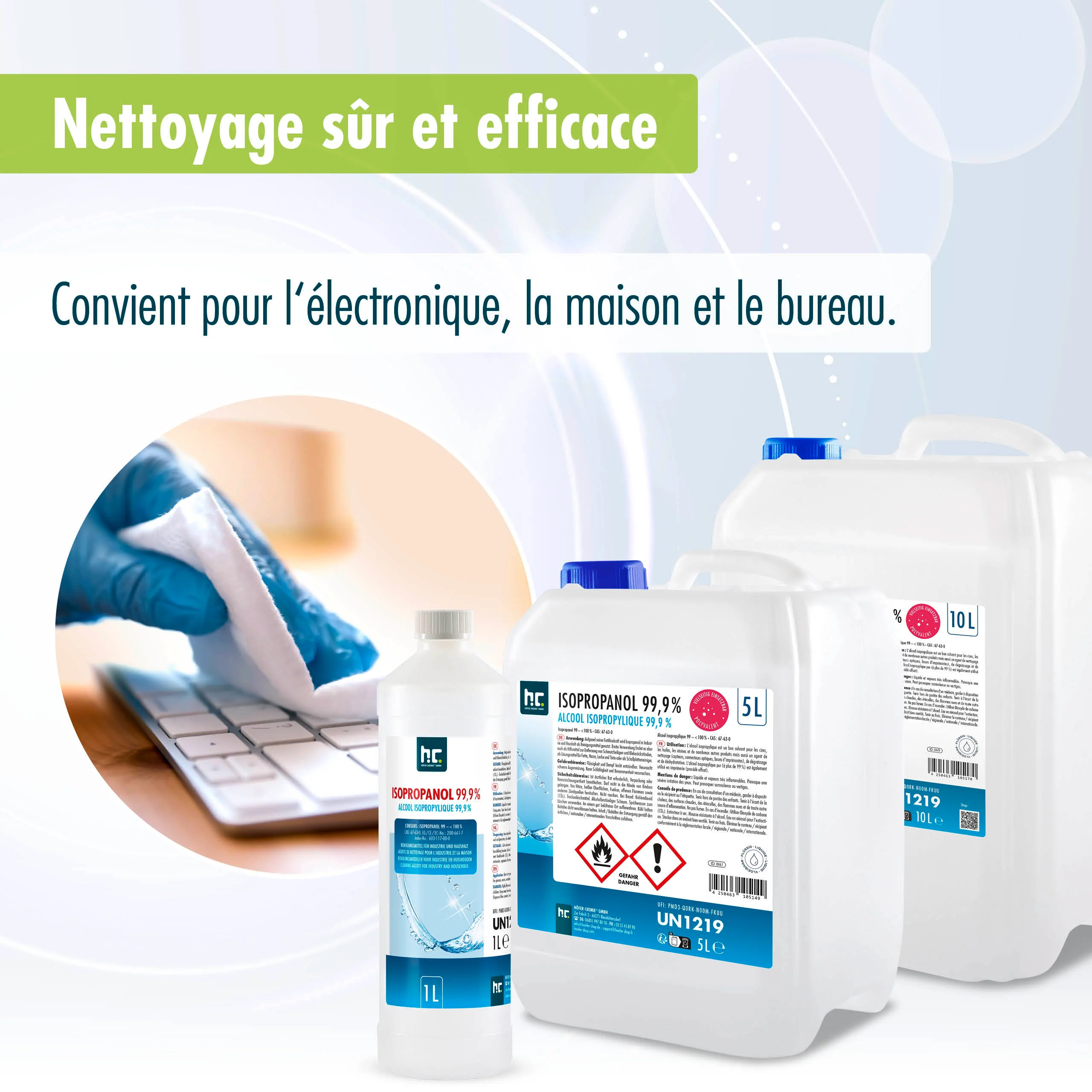 5 L Höfer Chemie® Isopropanol 99,9% in Kanistern - Image 10