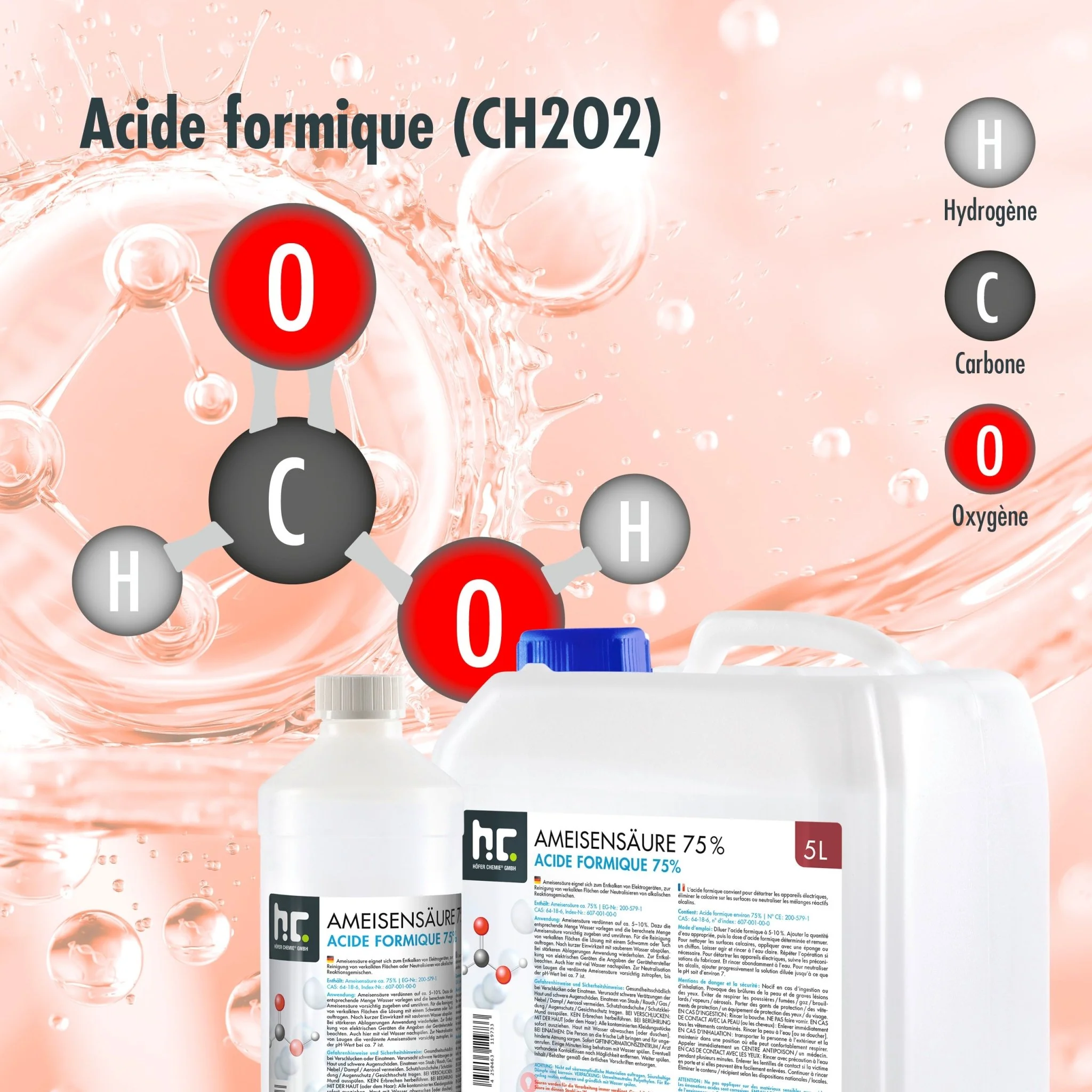 5 L Höfer Chemie® Ameisensäure 73% technische Qualität - Image 24
