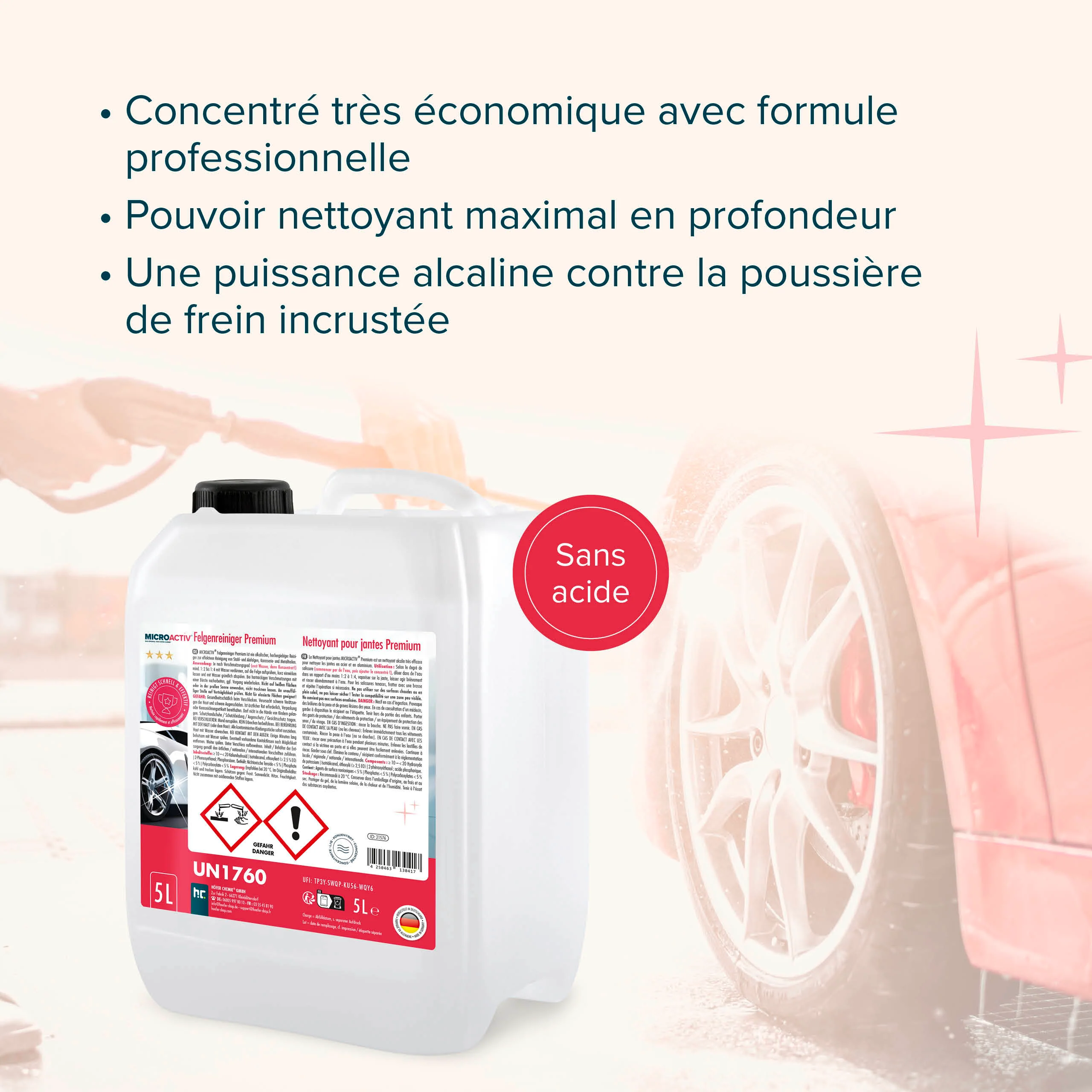 5 L MICROACTIV® Felgenreiniger Konzentrat Premium - Image 8