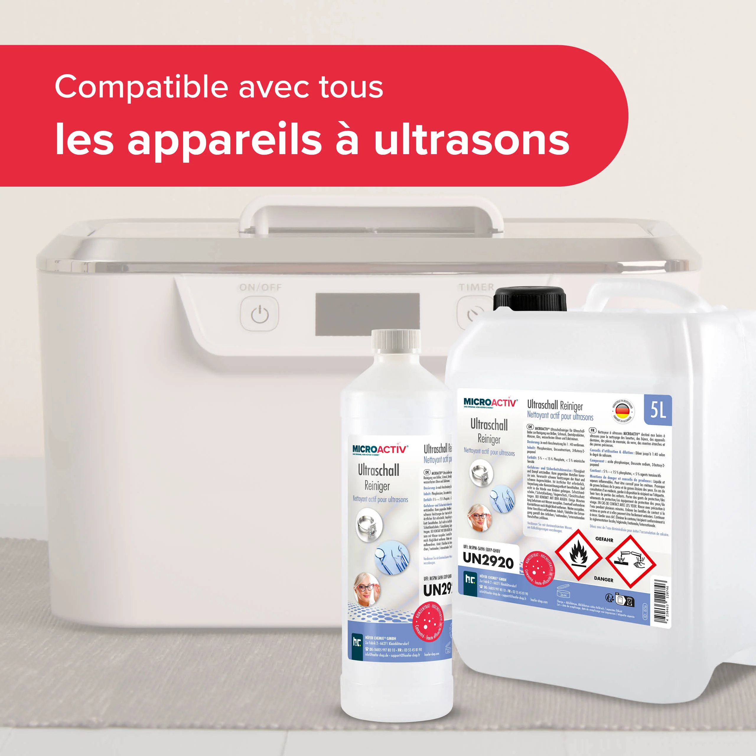 5 L Microactiv® Ultraschallreiniger Flüssig-Konzentrat für Ultraschallbad - Image 12
