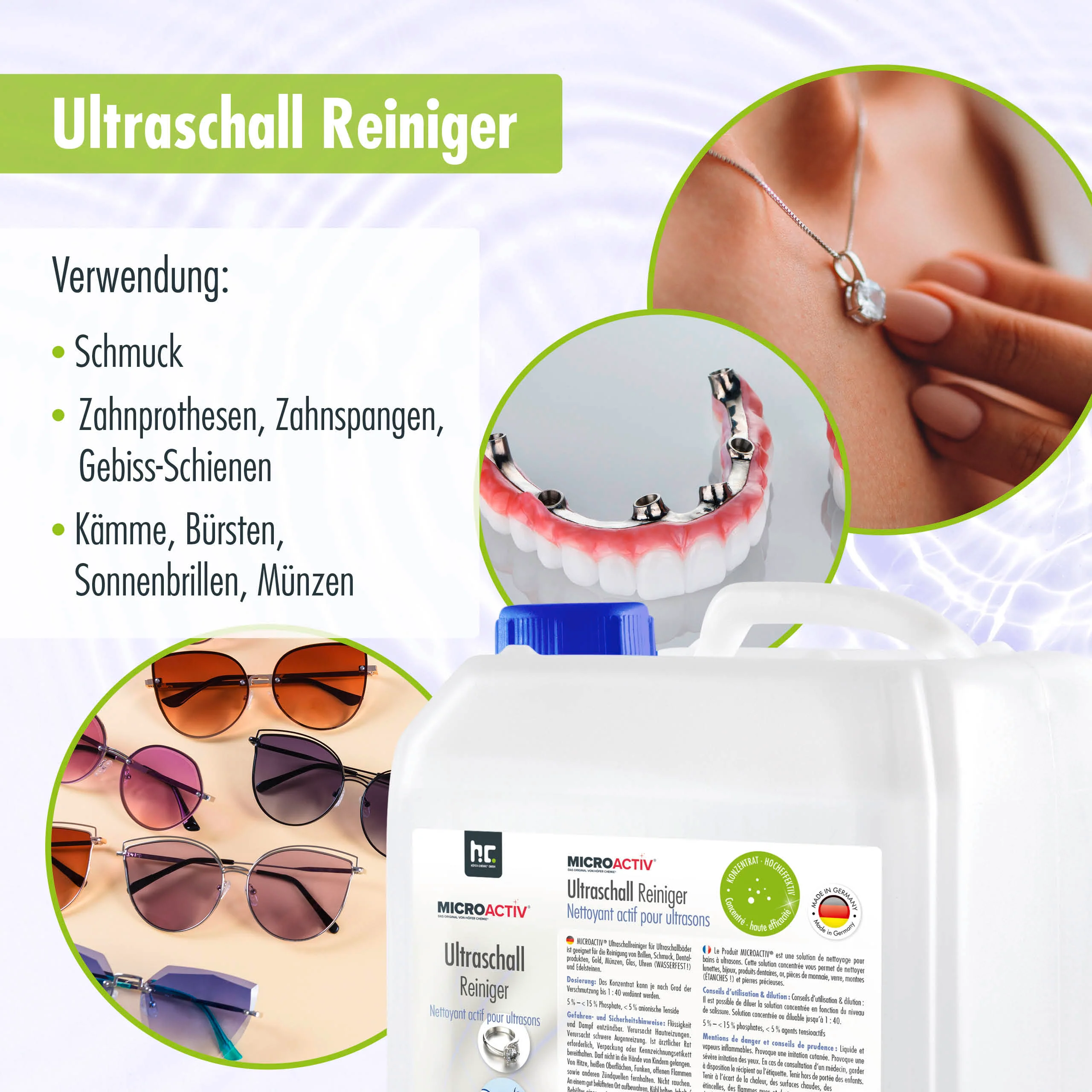 5 L Microactiv® Ultraschallreiniger Flüssig-Konzentrat für Ultraschallbad - Image 19