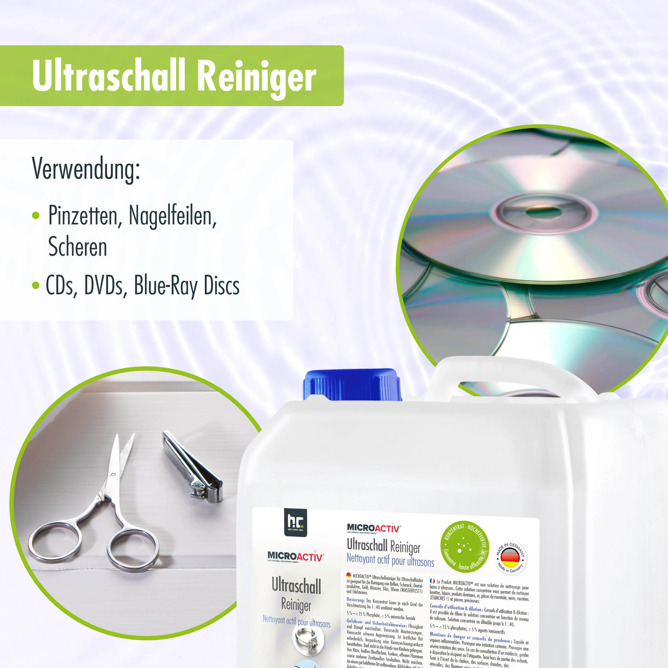 5 L Microactiv® Ultraschallreiniger Flüssig-Konzentrat für Ultraschallbad - Image 21