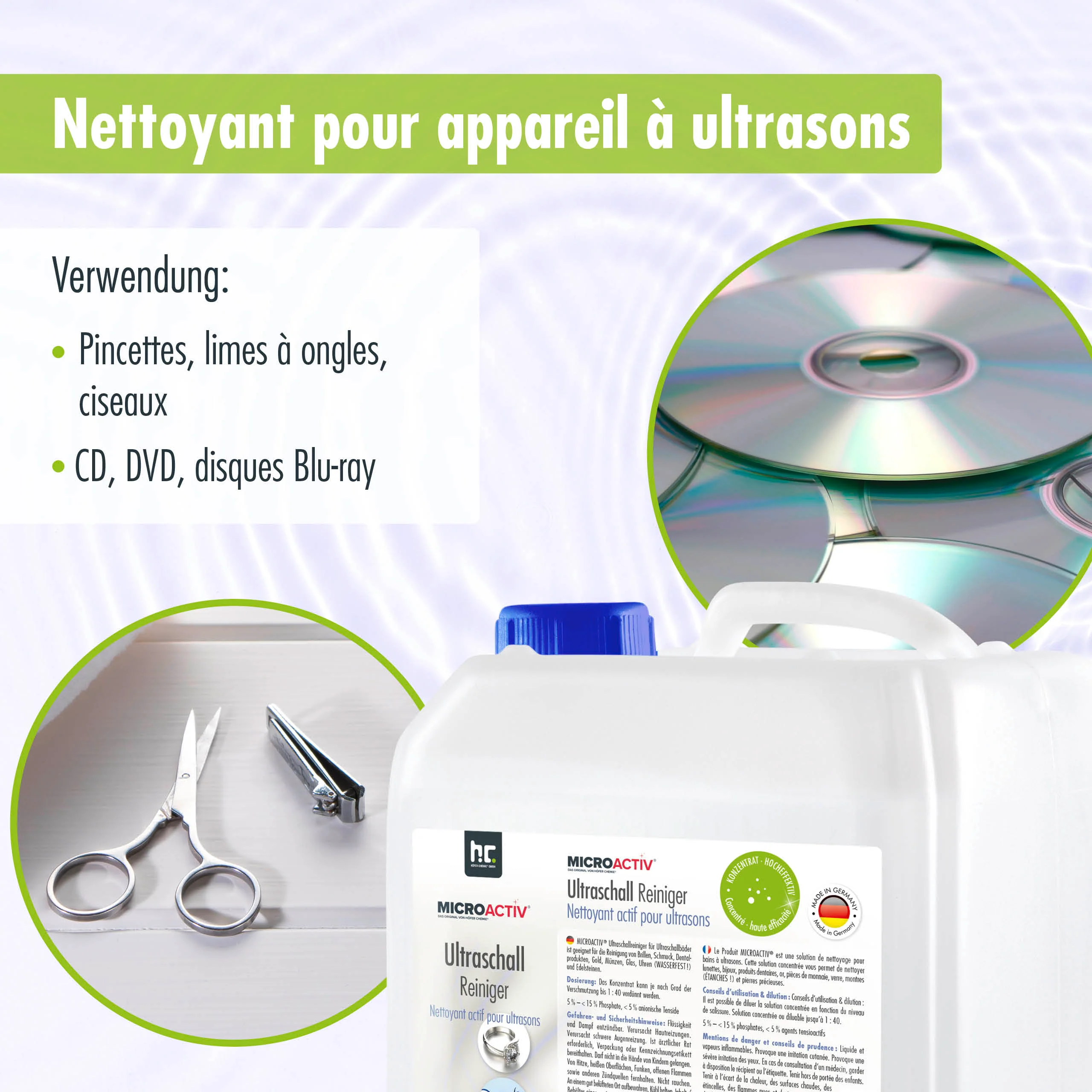 5 L Microactiv® Ultraschallreiniger Flüssig-Konzentrat für Ultraschallbad - Image 22