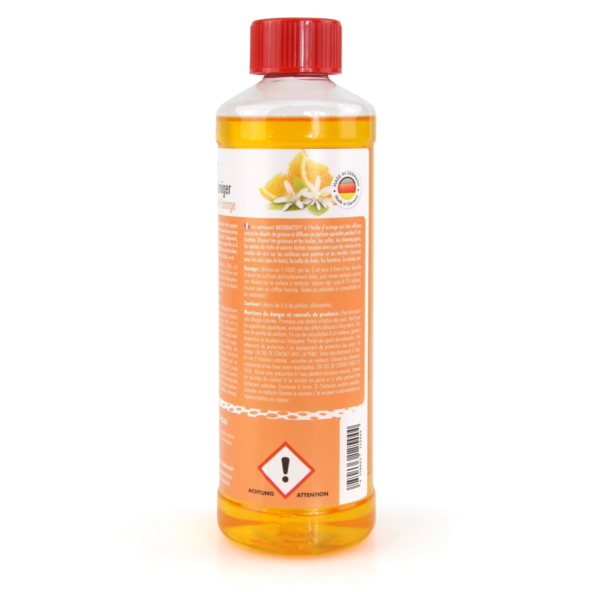 500 ml Microactiv® Orangenöl Reiniger Konzentrat in Flasche - Image 9