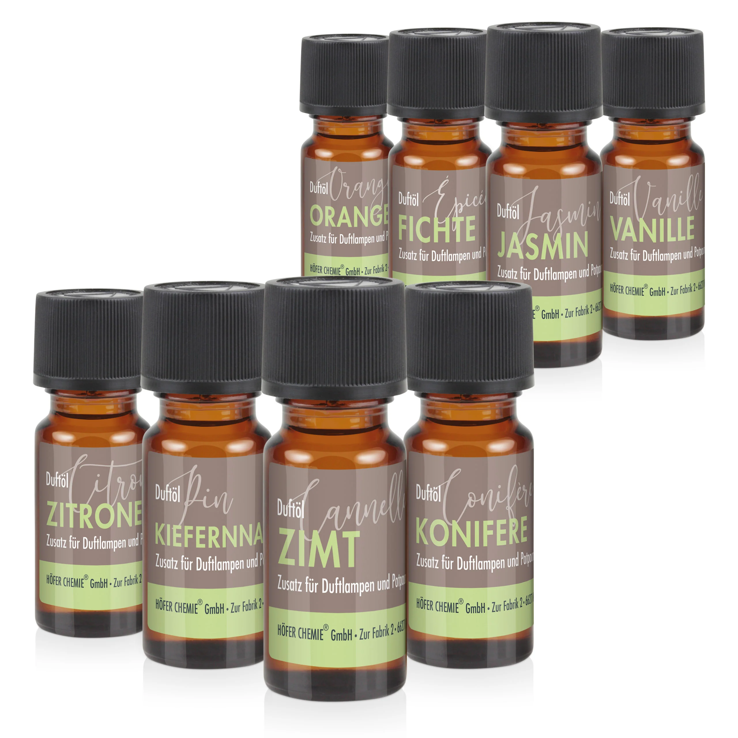 8 x 10 ml BAYZID® SPA Duftöl-Set Nr. 5 - Image 2