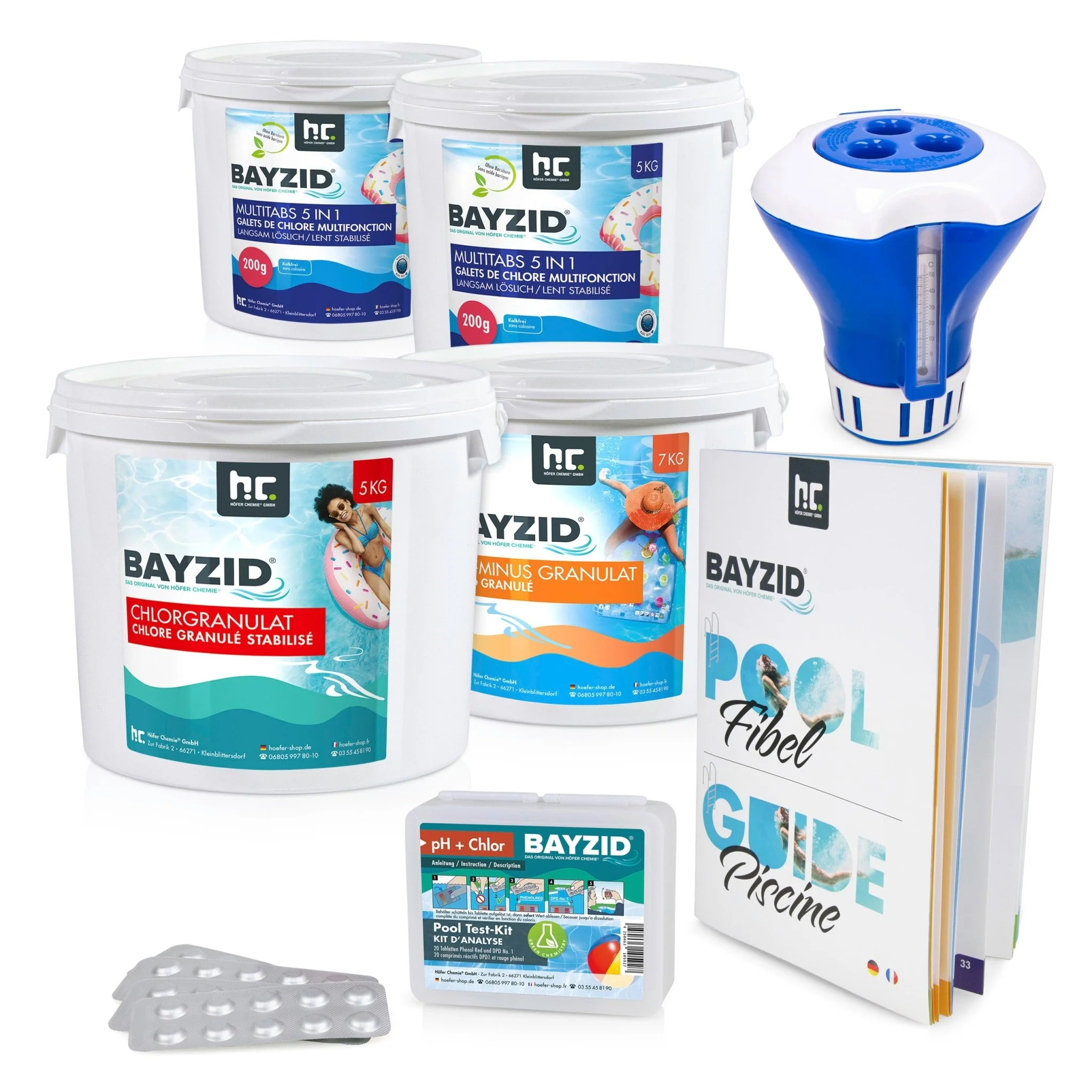 BAYZID® Starterset für große Pools