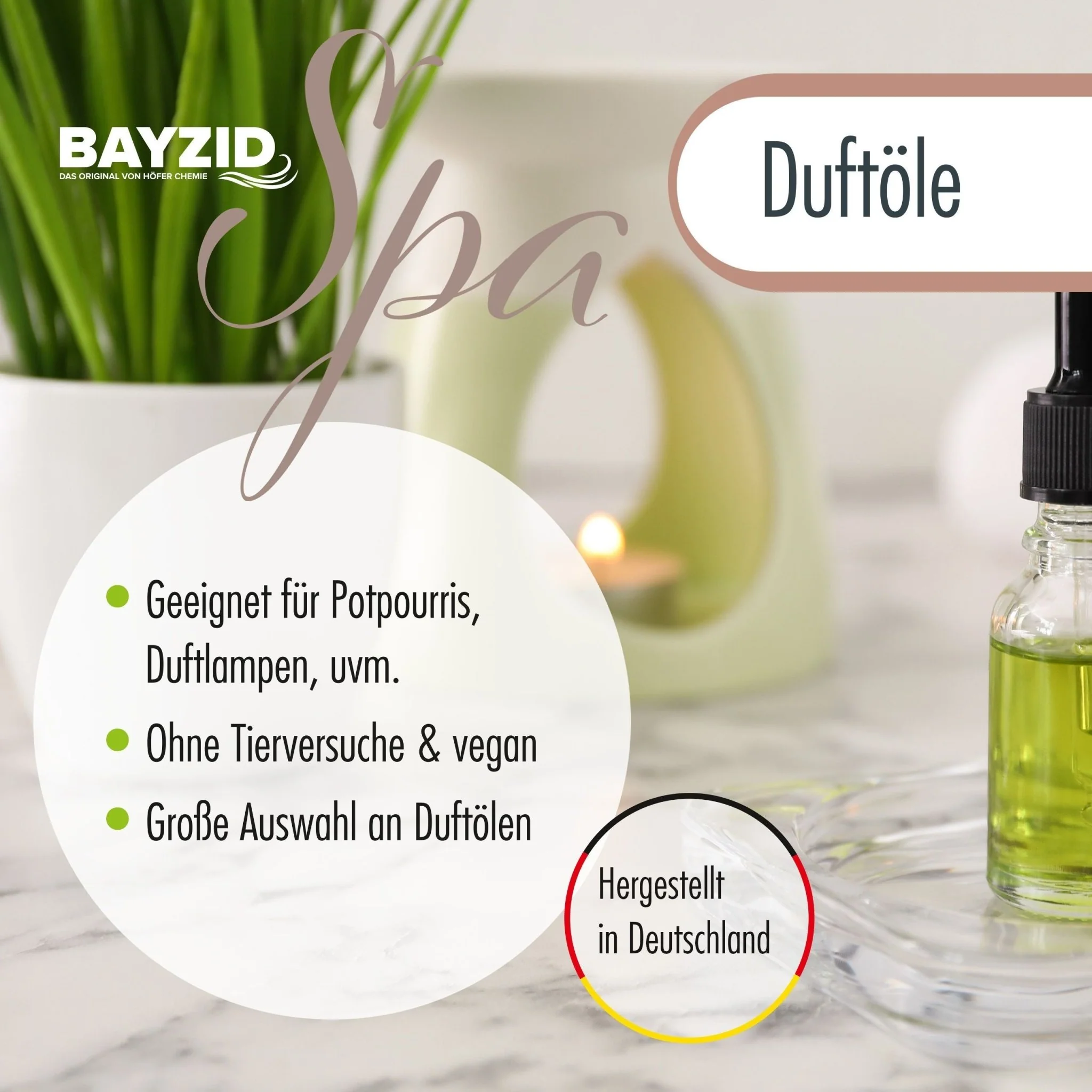 4 x 10 ml BAYZID® SPA Duftöl-Set Nr. 8 - Image 3